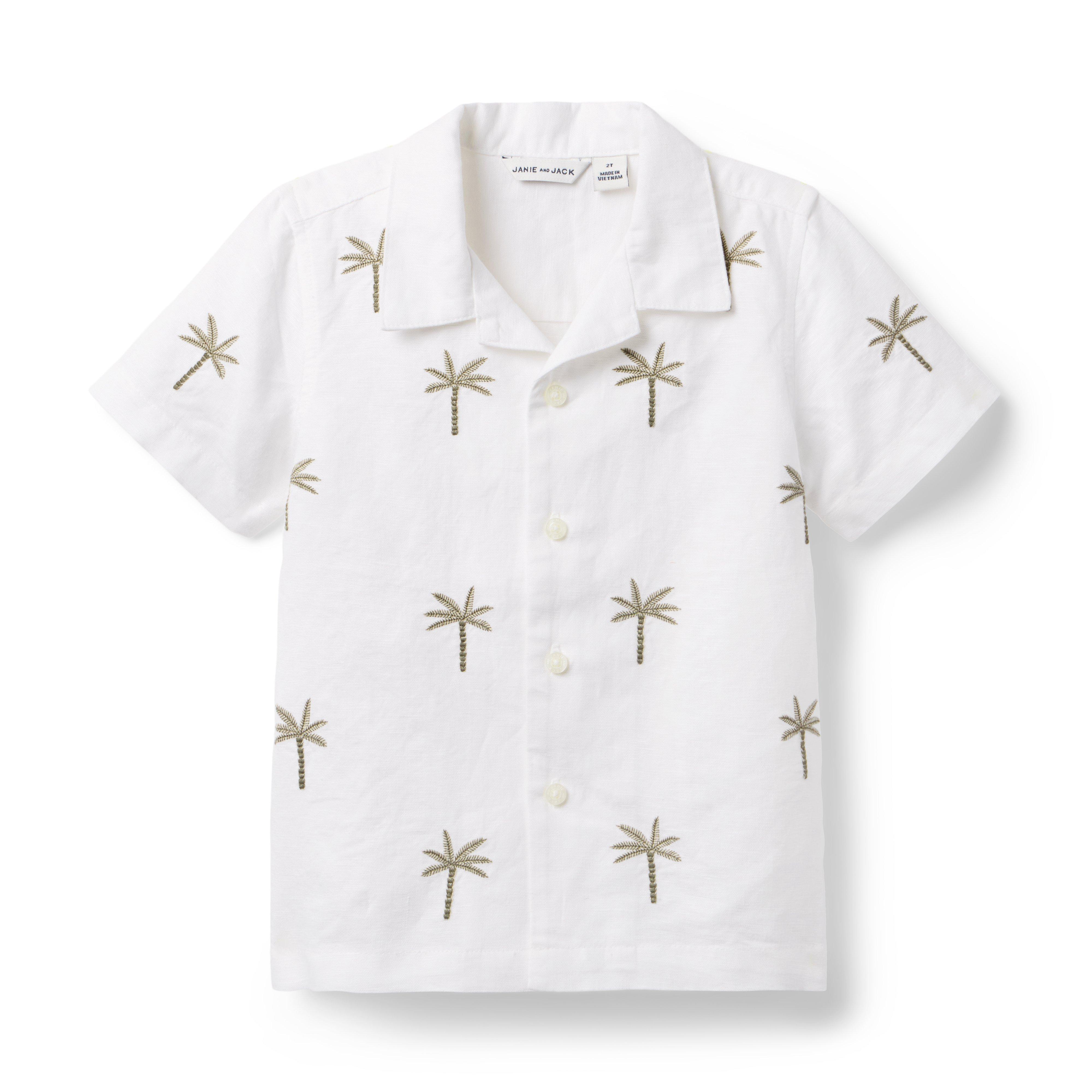 Janie and Jack The Linen-Cotton Cabana Shirt
