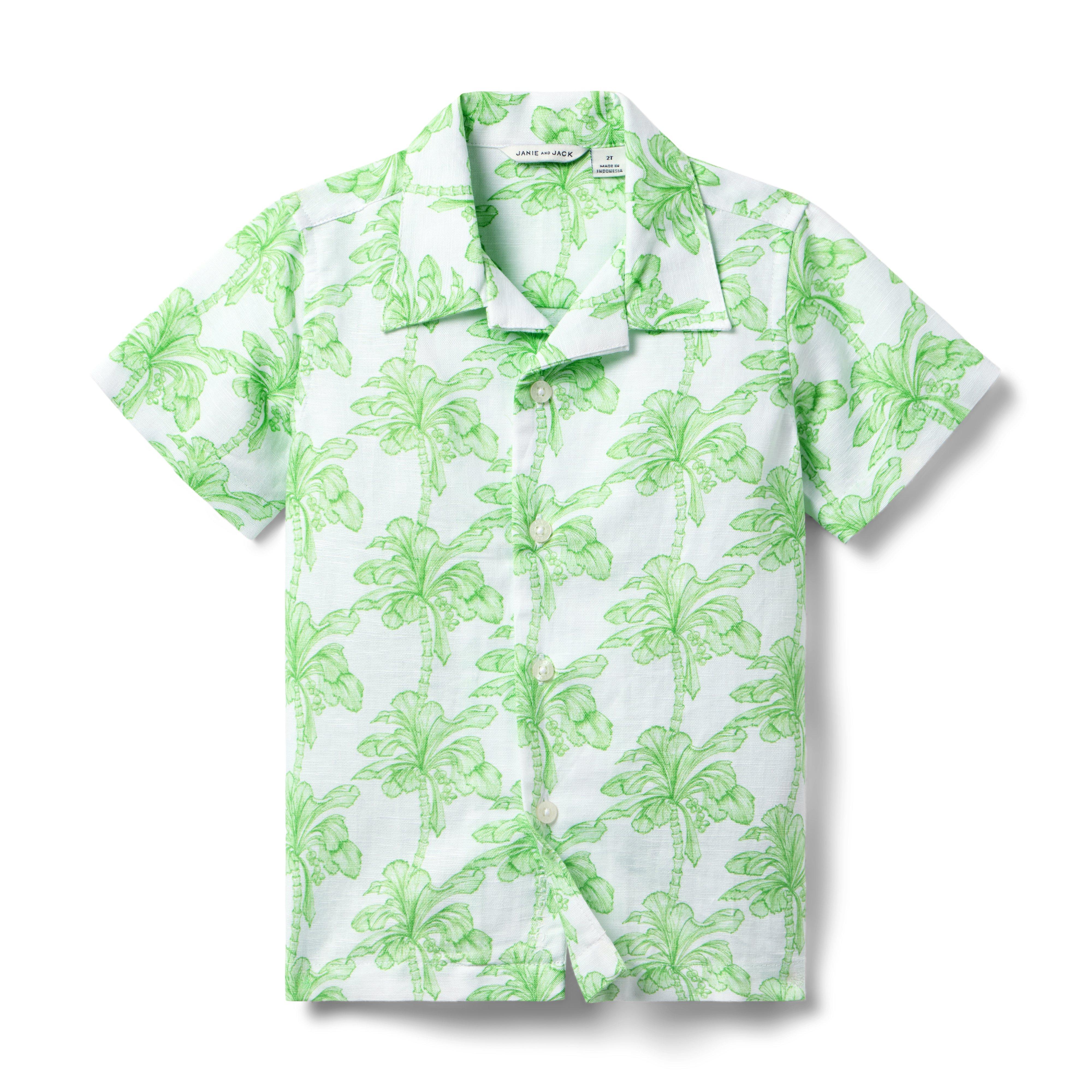 Janie and Jack The Linen-Cotton Cabana Shirt