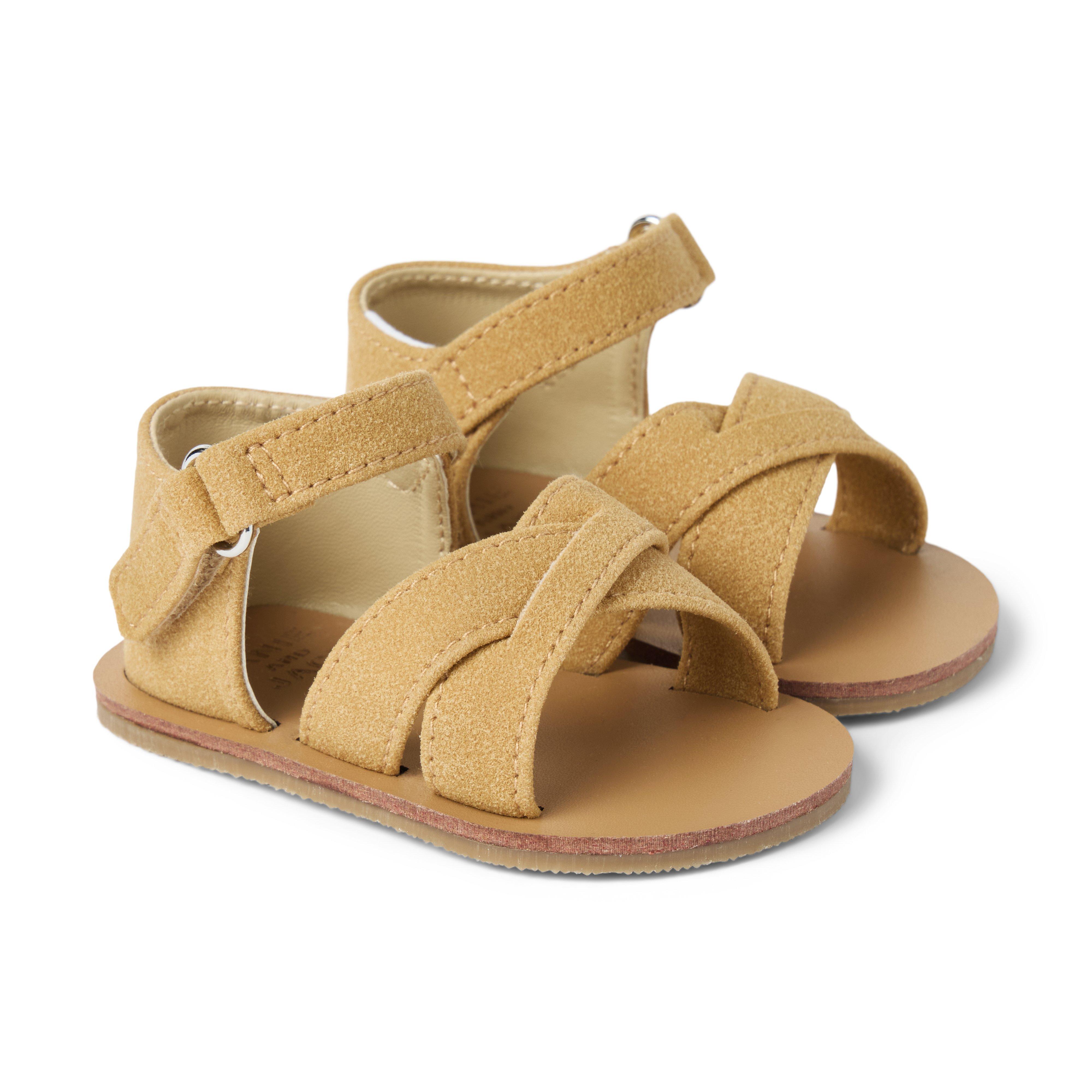 Janie and Jack Baby Cross Strap Sandal