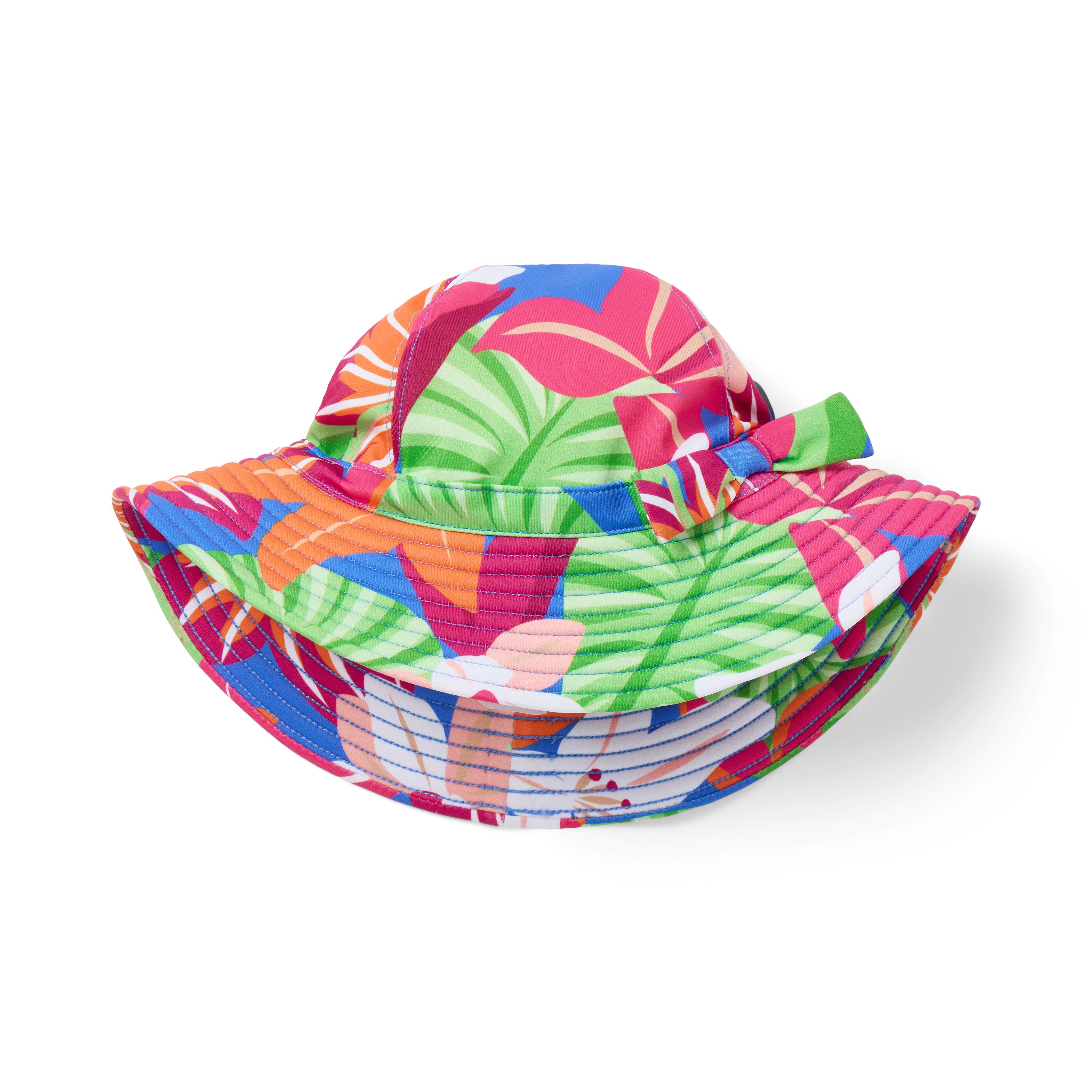 Janie and Jack Tropical Floral Swim Bucket Hat