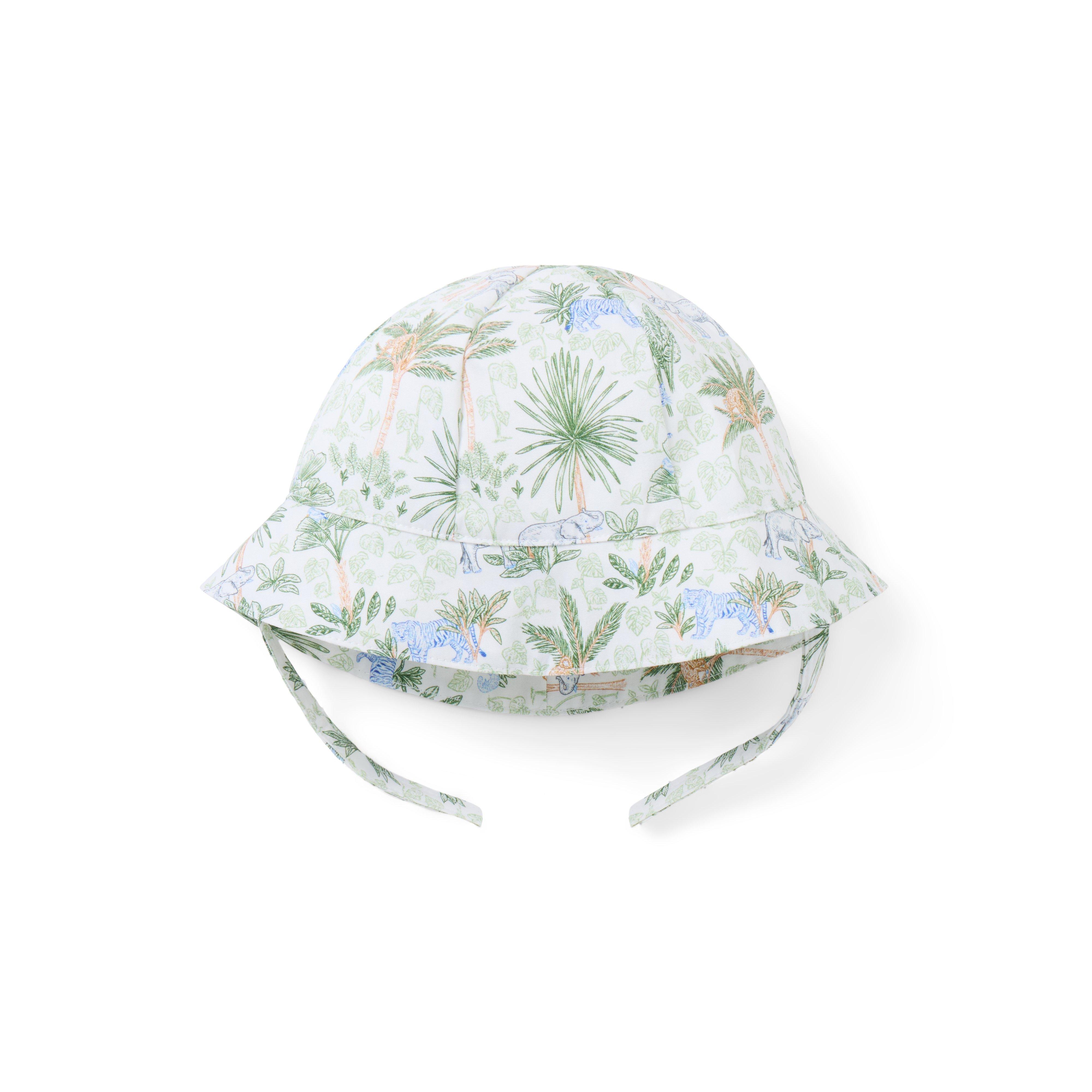 Janie and Jack Baby Safari Toile Bucket Hat