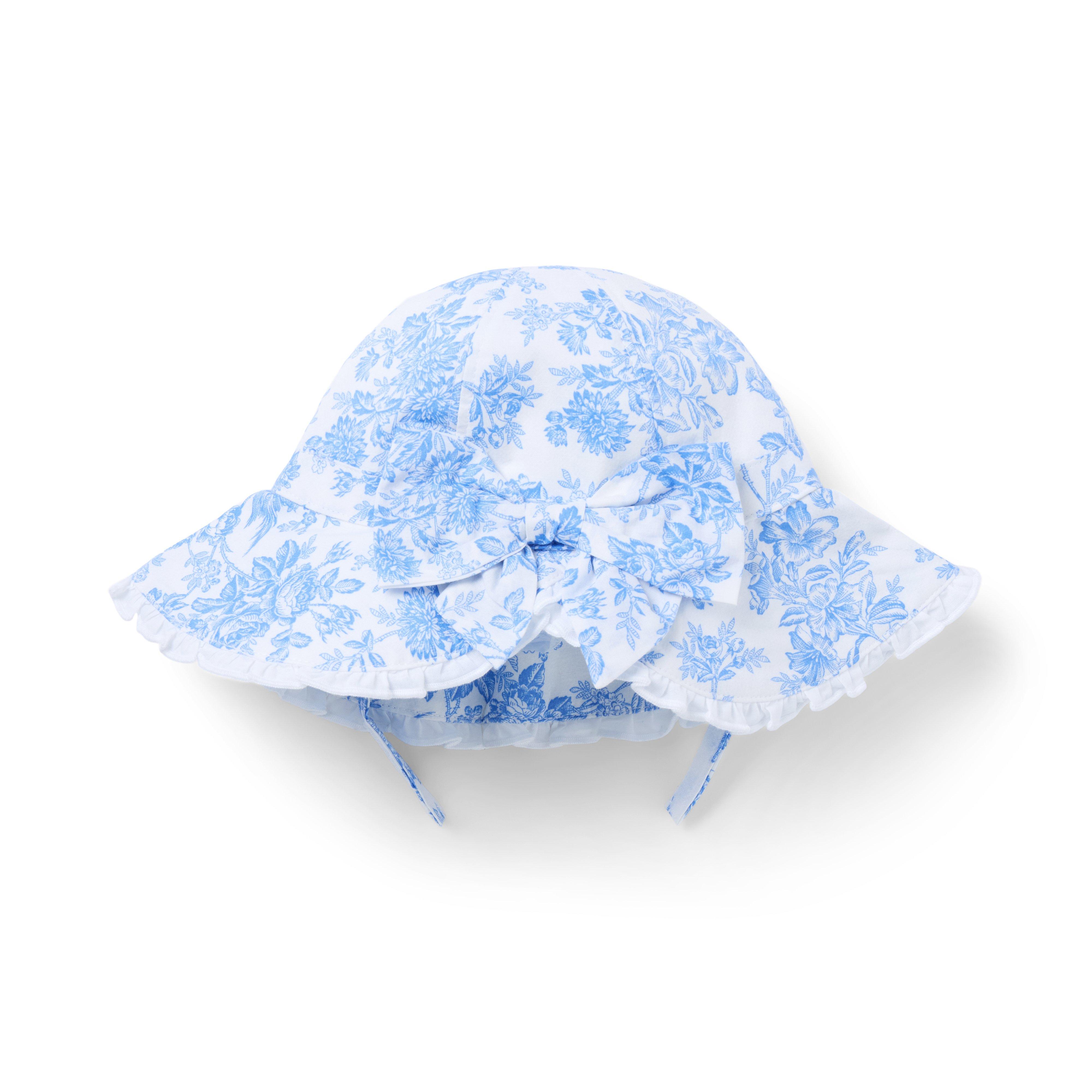 Janie and Jack Baby Floral Ruffle Sun Hat