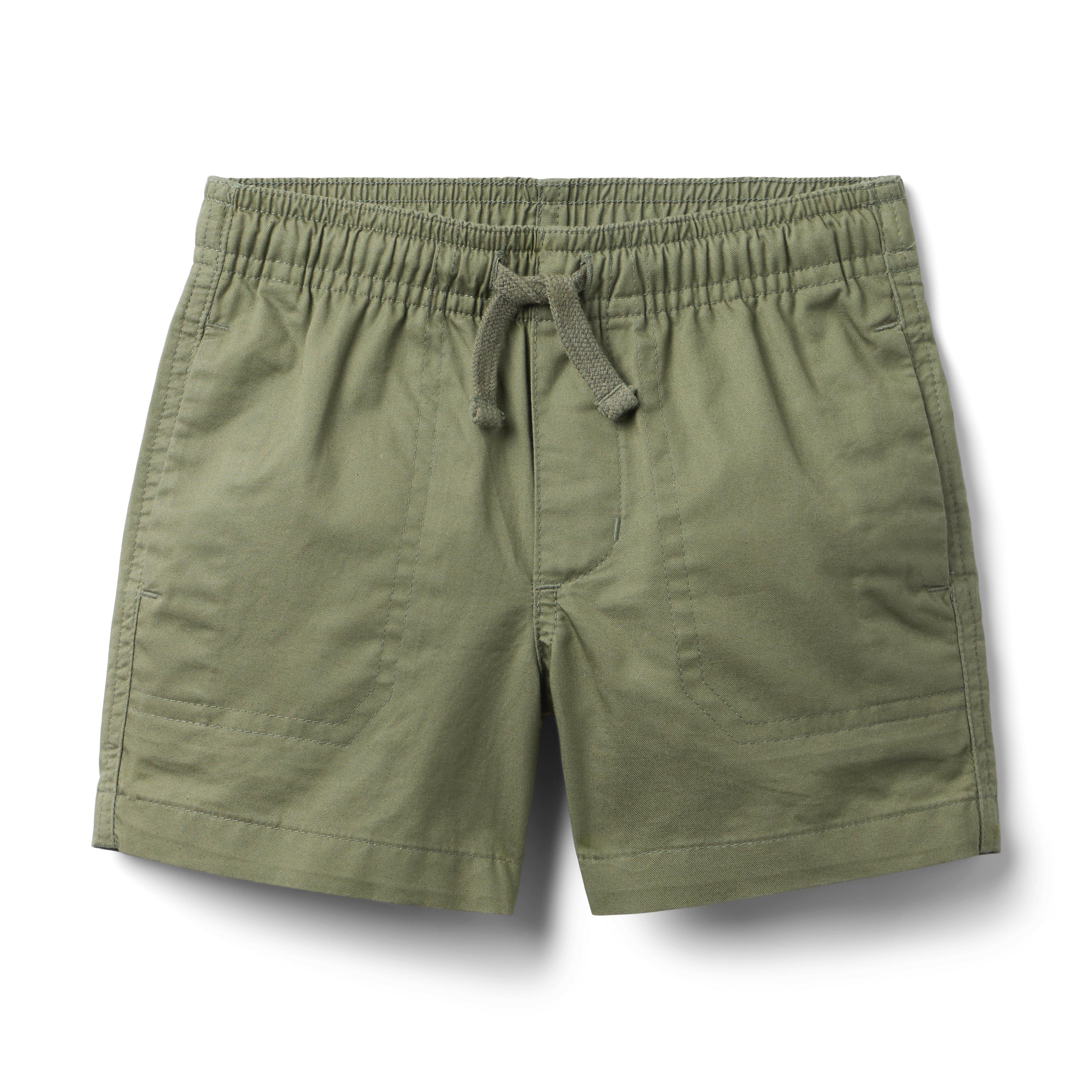 Janie and Jack Twill Patch Pocket Pull-On Short