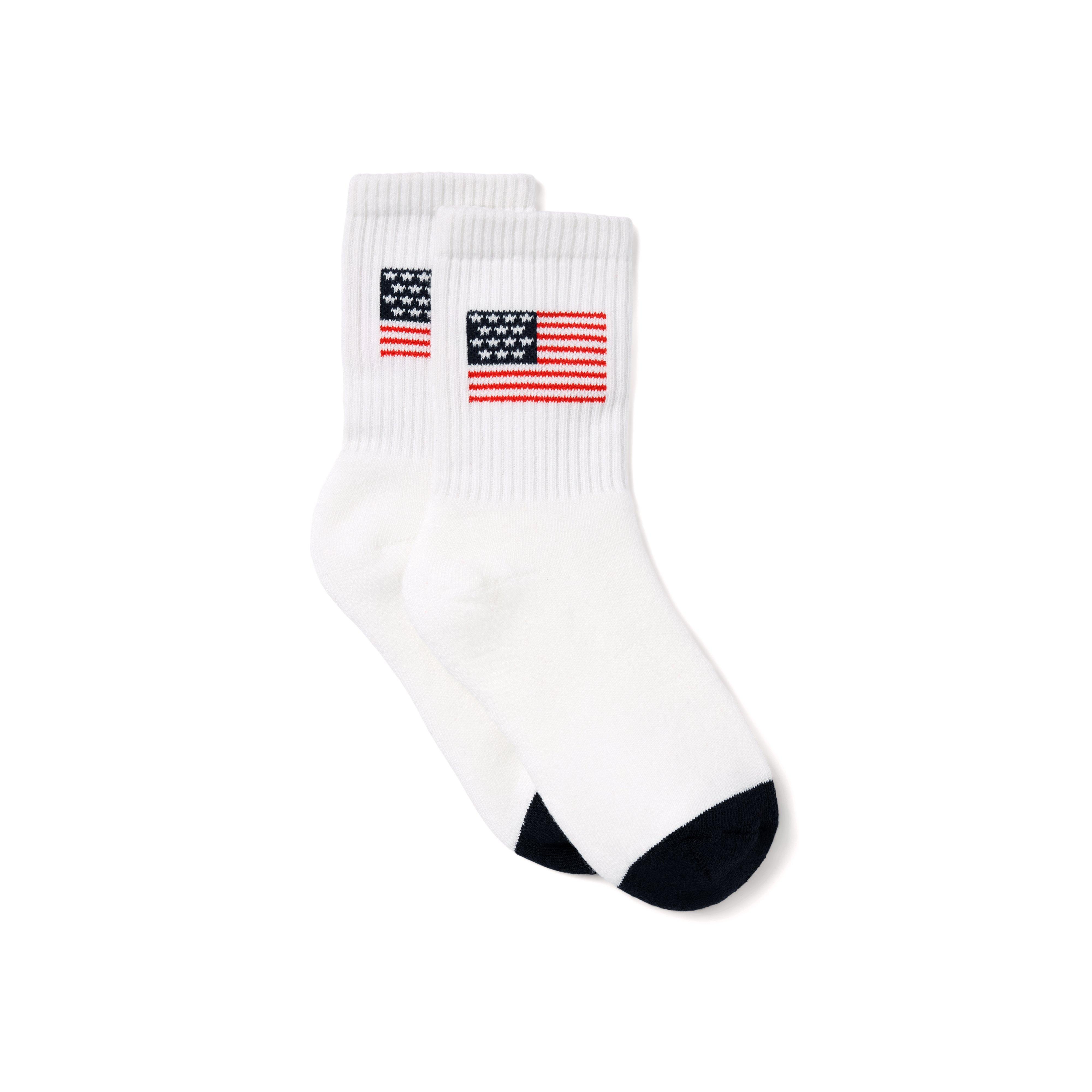 Janie and Jack Flag Sock