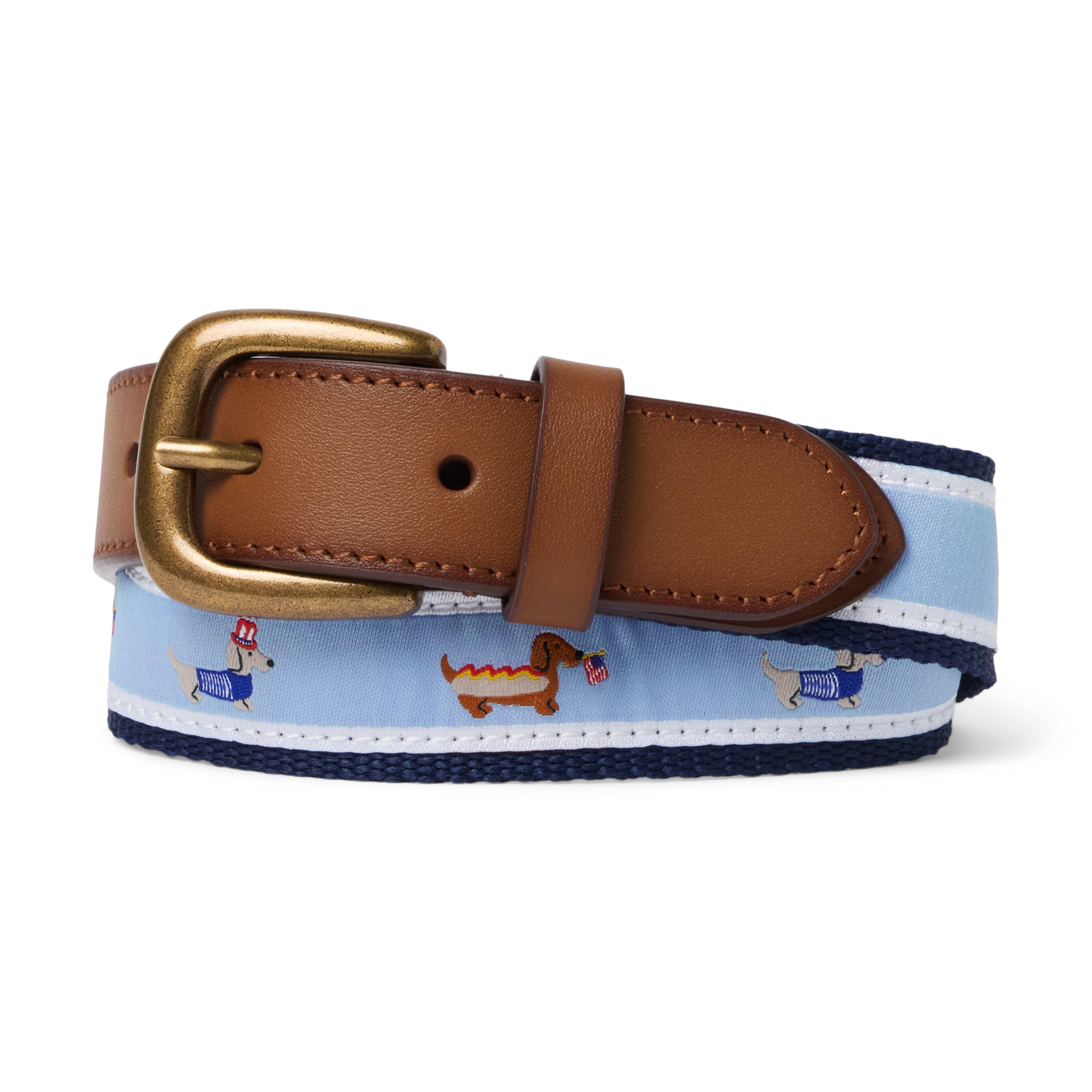 Janie and Jack Americana Dog Belt