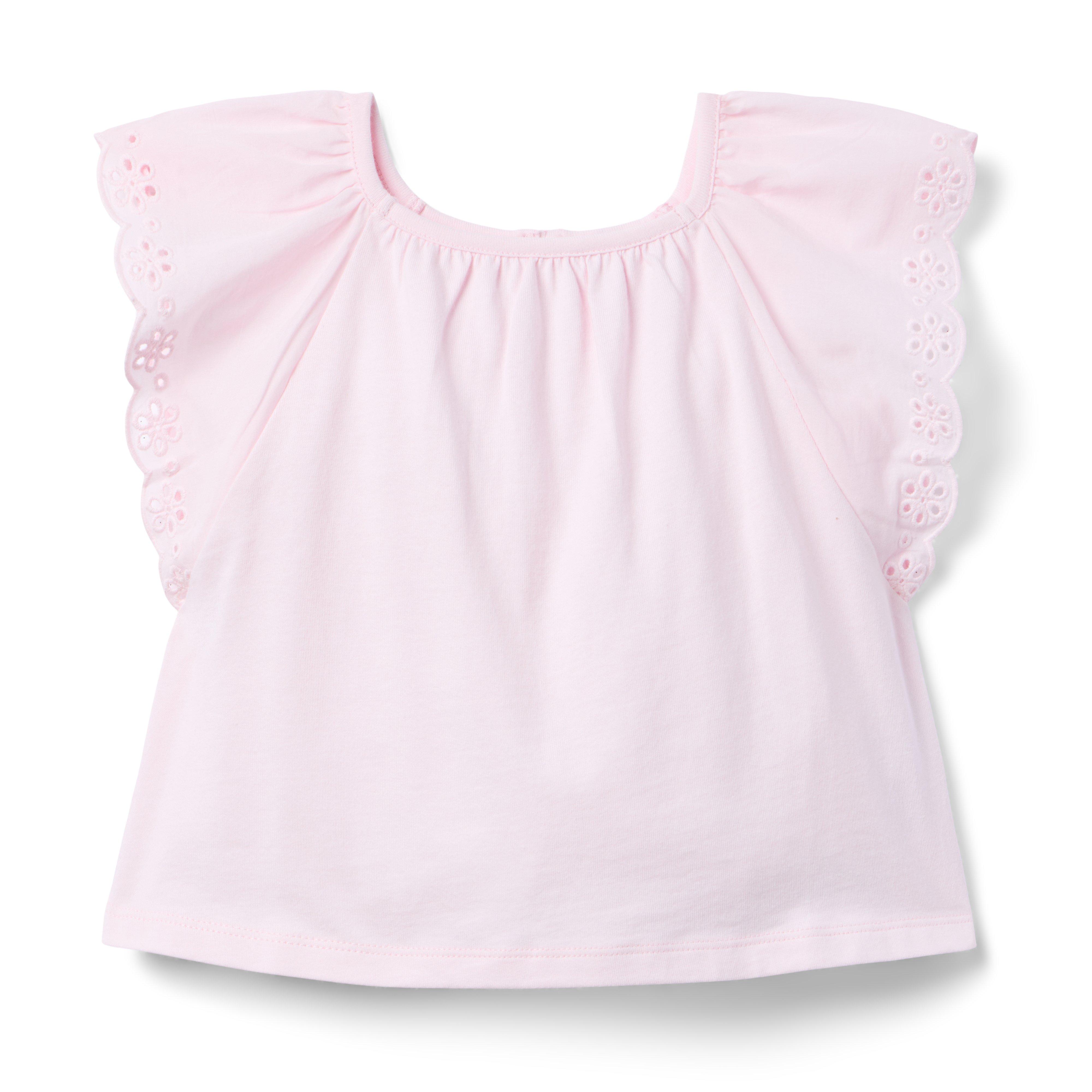 Janie and Jack Eyelet Trim Top