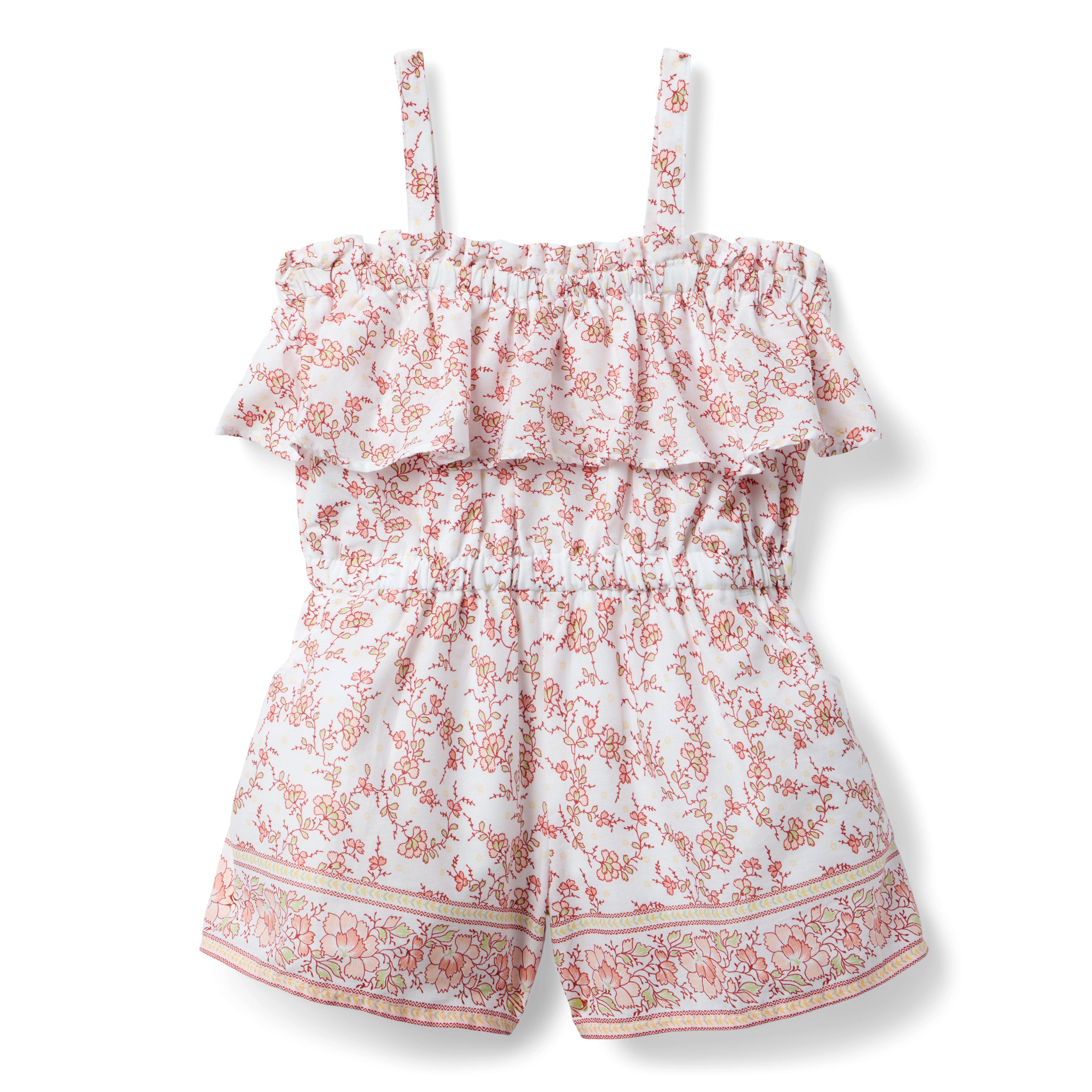 Janie and Jack The Floral Fresco Romper