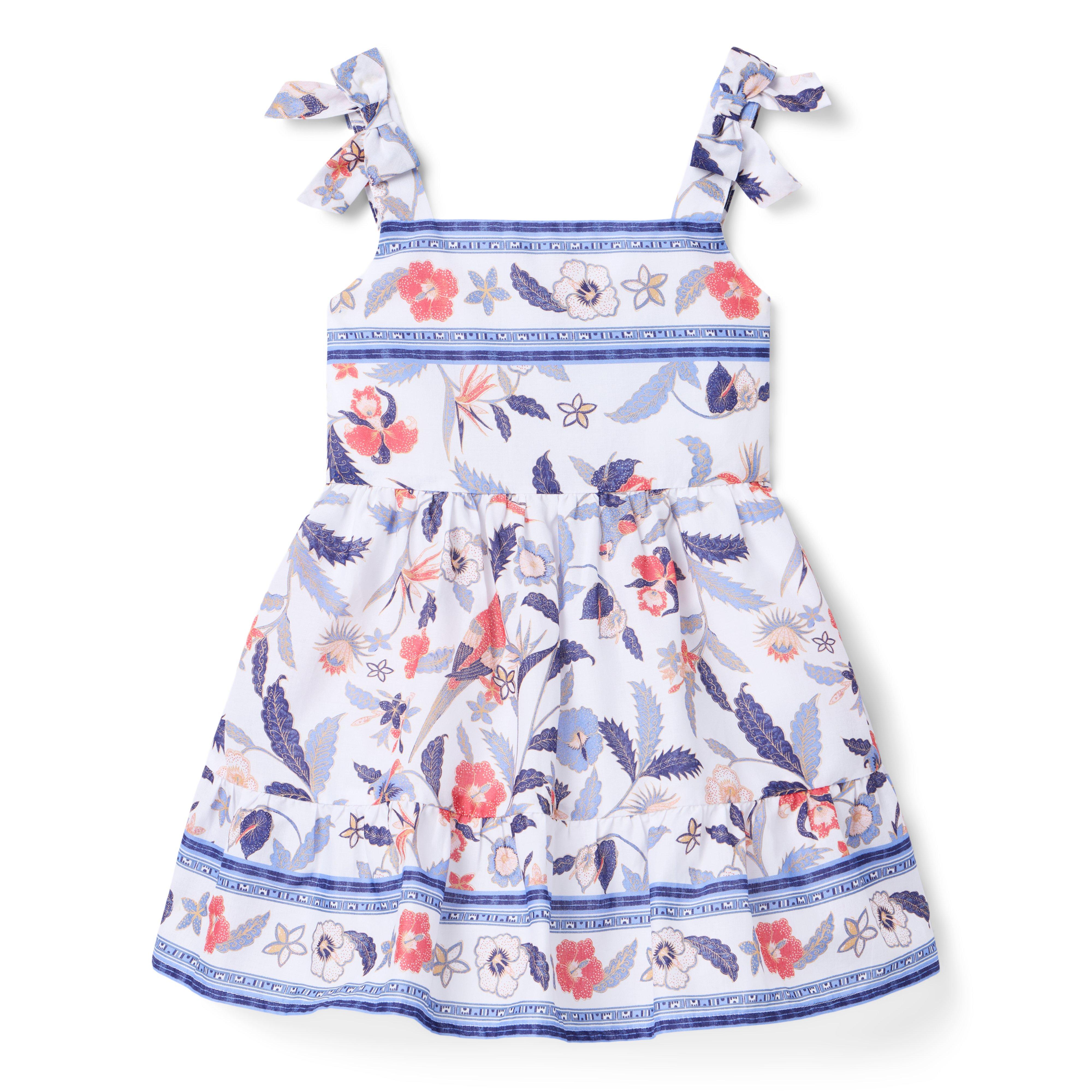 Janie and Jack Floral Bow Strap Dress
