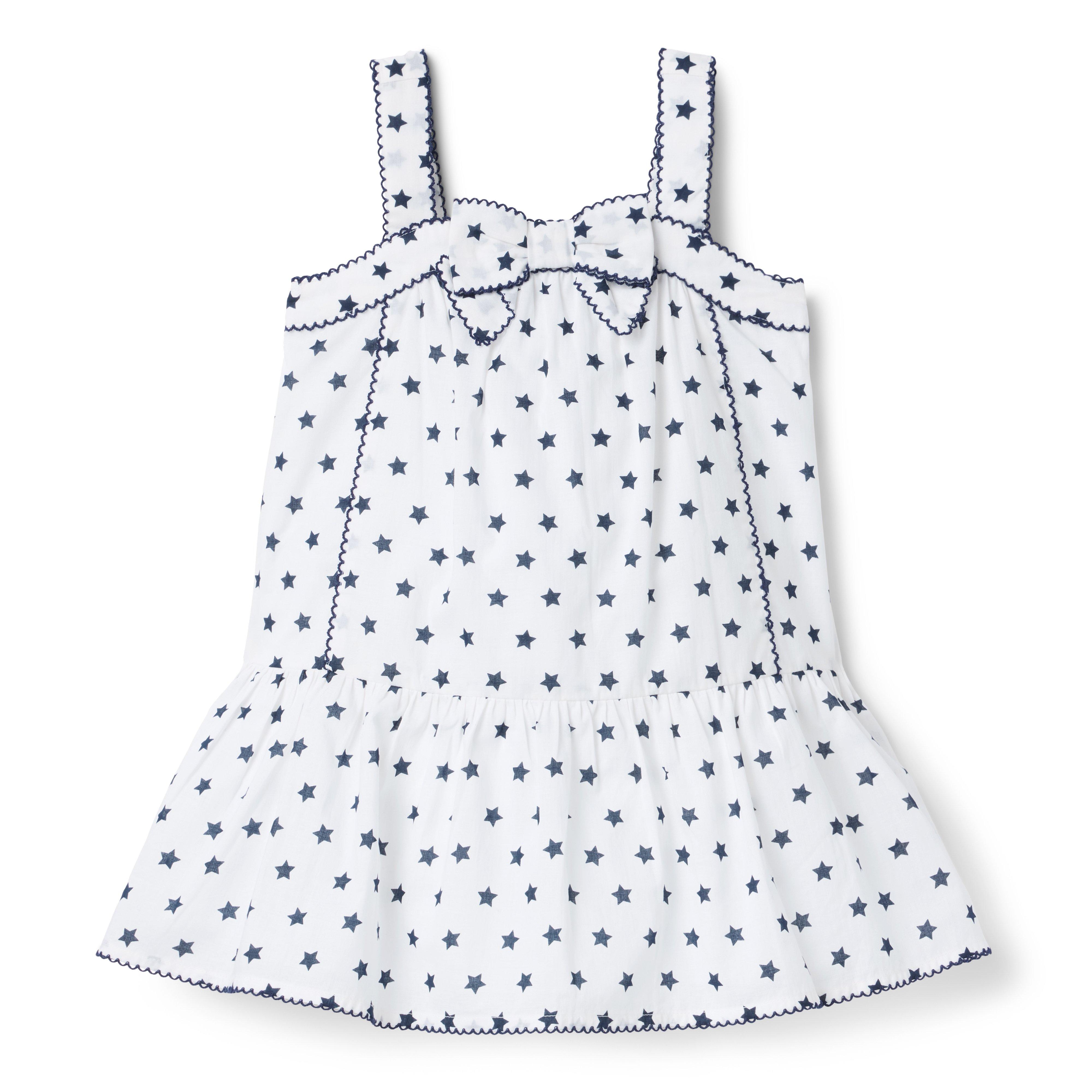 Janie and Jack Star Dropwaist Dress