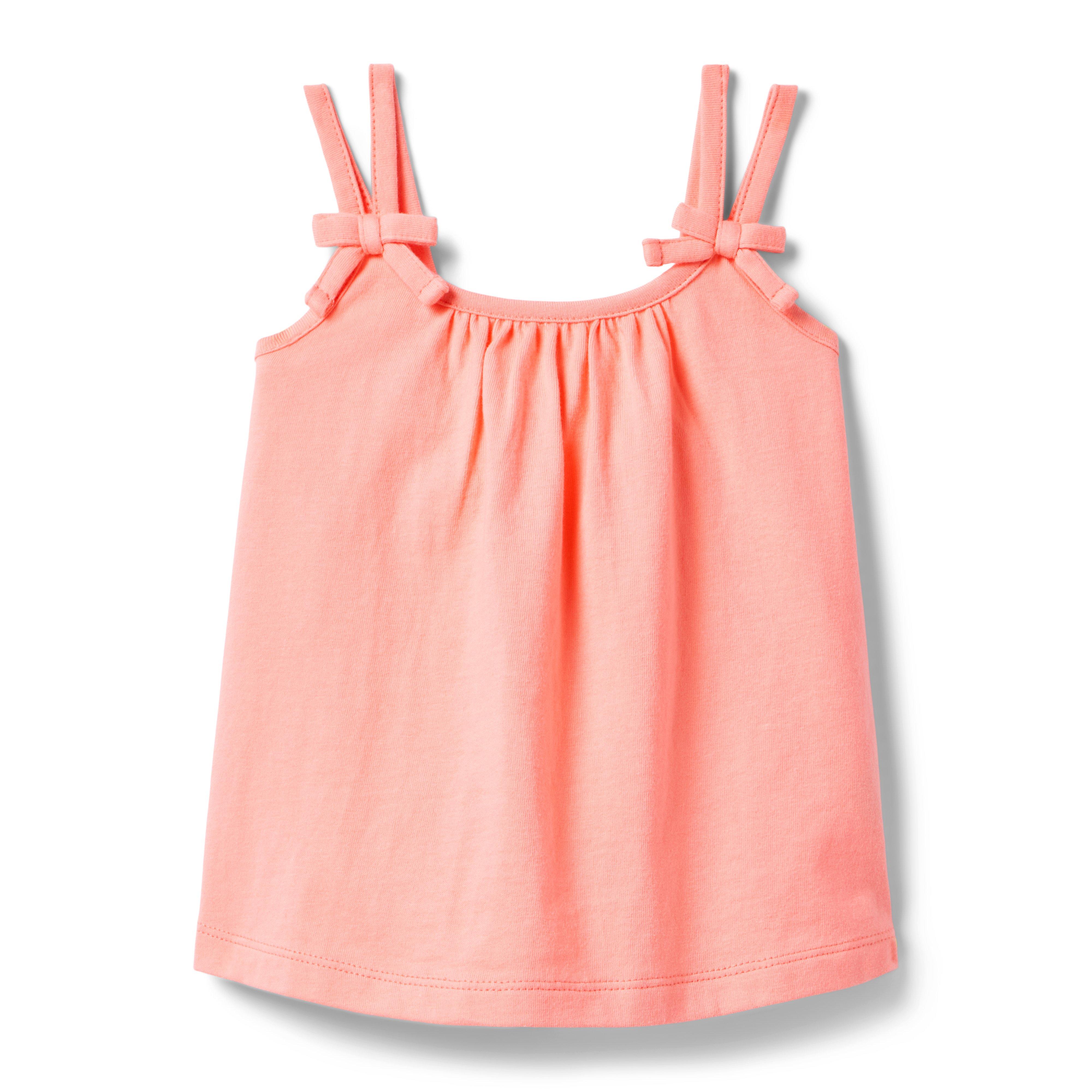 Janie and Jack Bow Double Strap Top