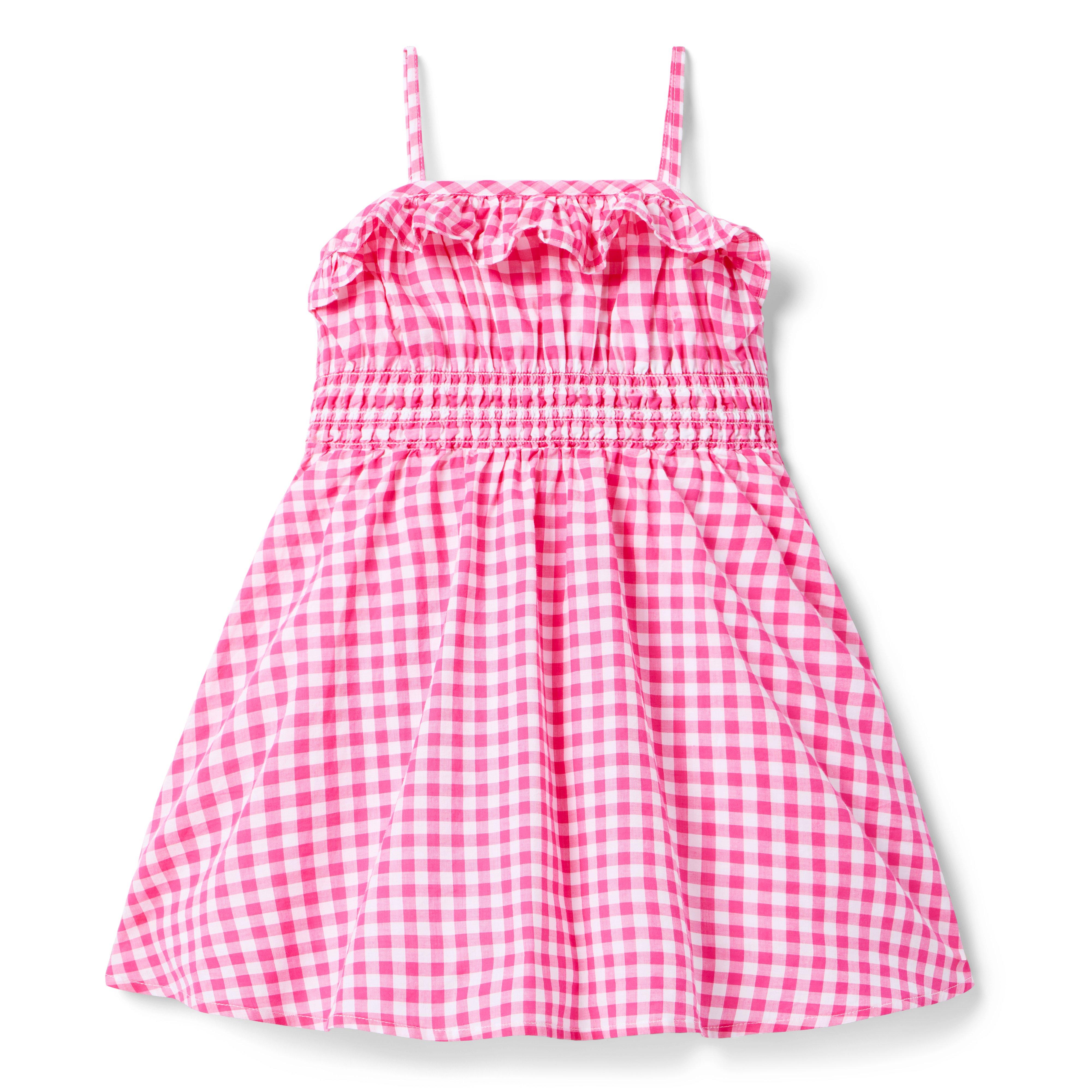 Janie and Jack Gingham Smocked Dress