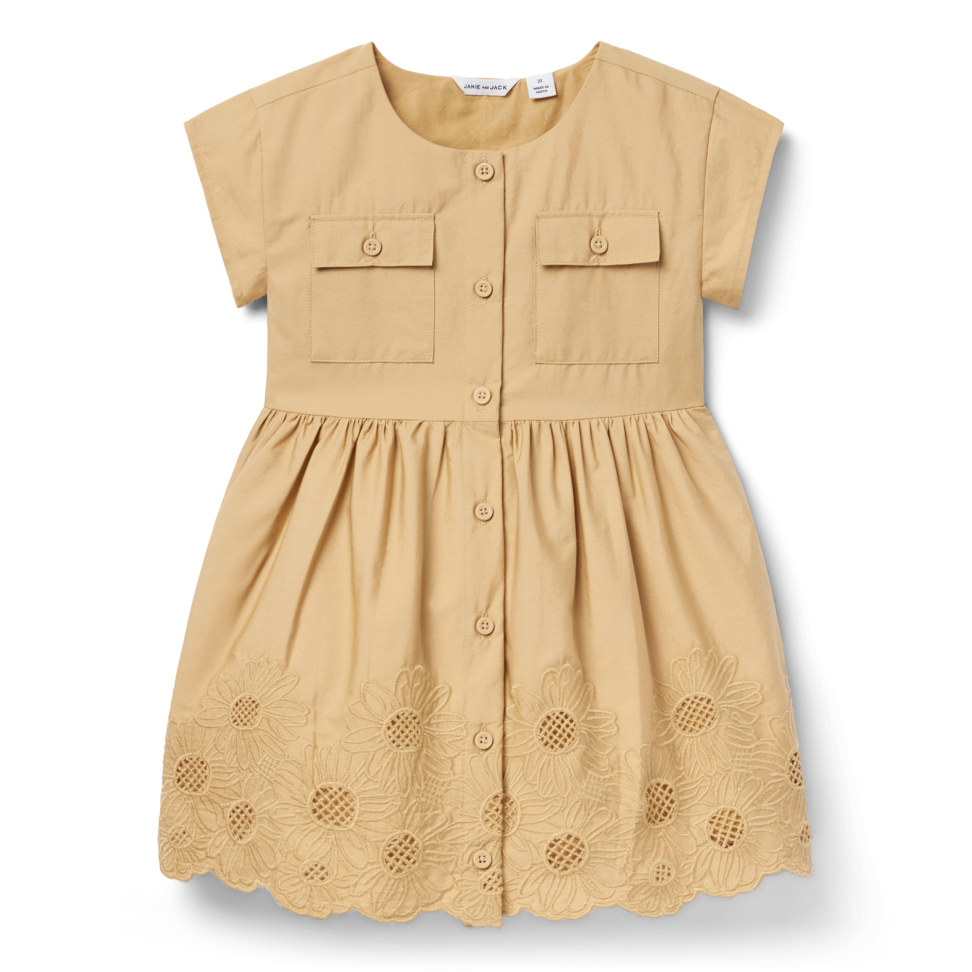 Janie and Jack The Cargo Floral Hem Dress