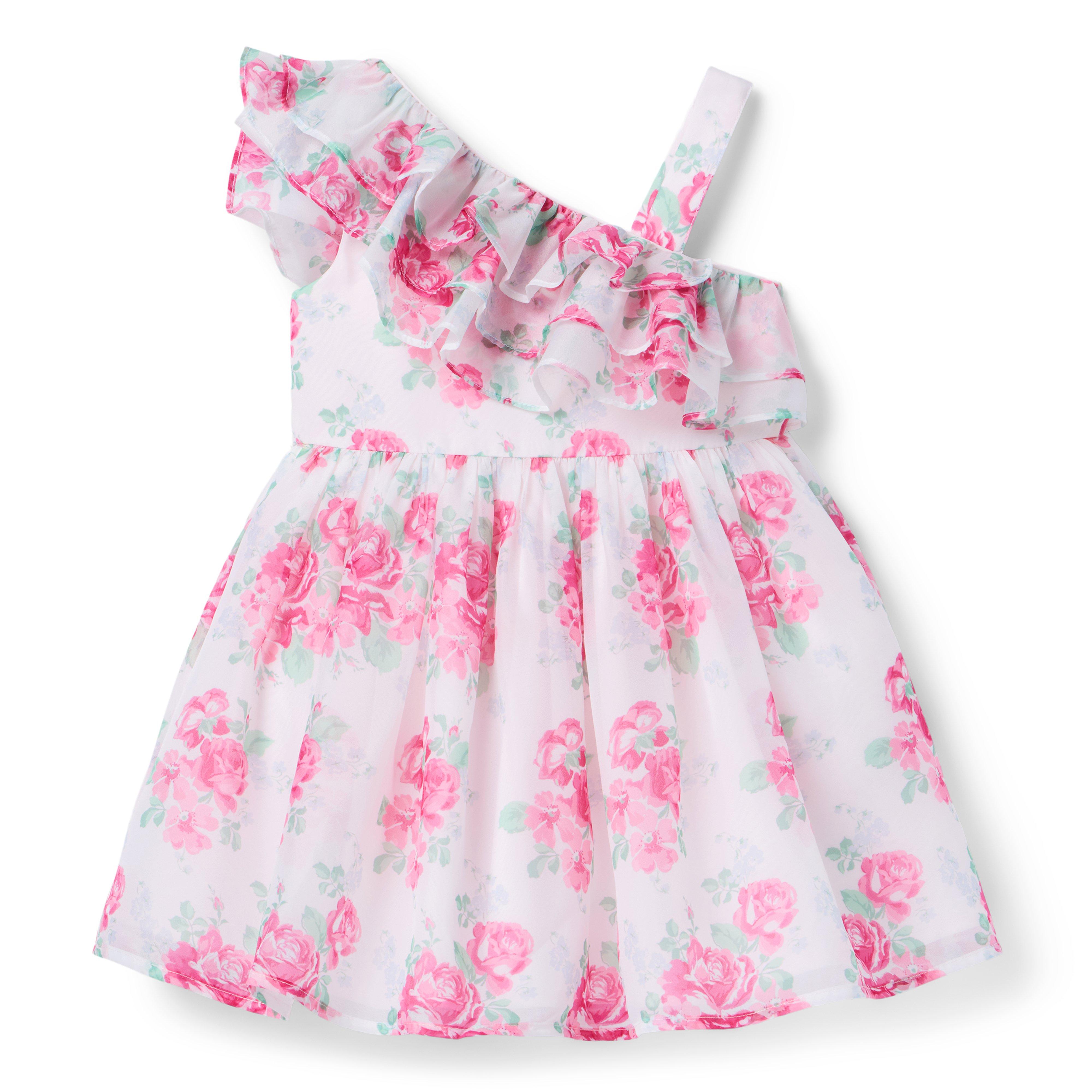 Janie and Jack The Rose Ruffle Party Dress