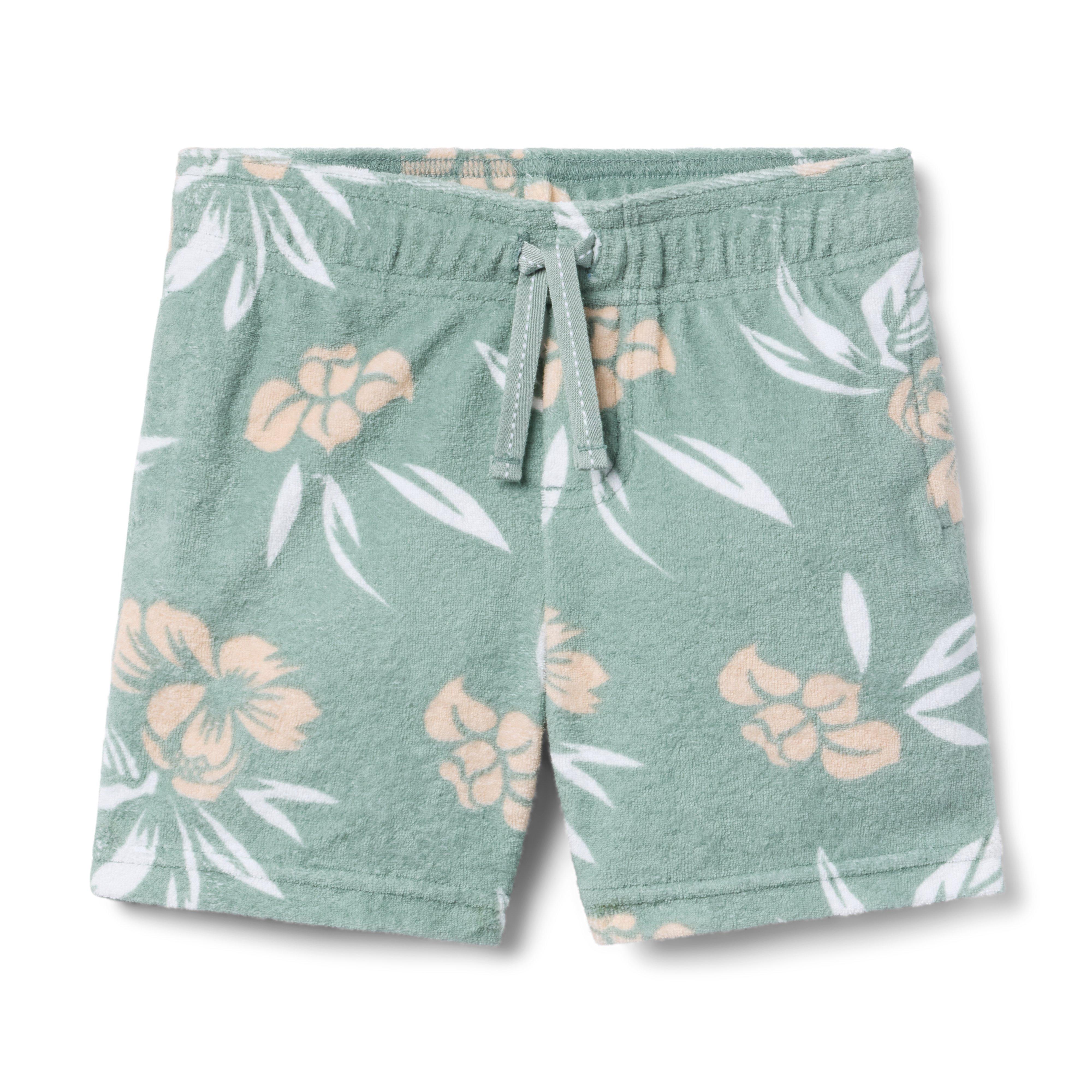 Janie and Jack Tropical Floral Terry Short