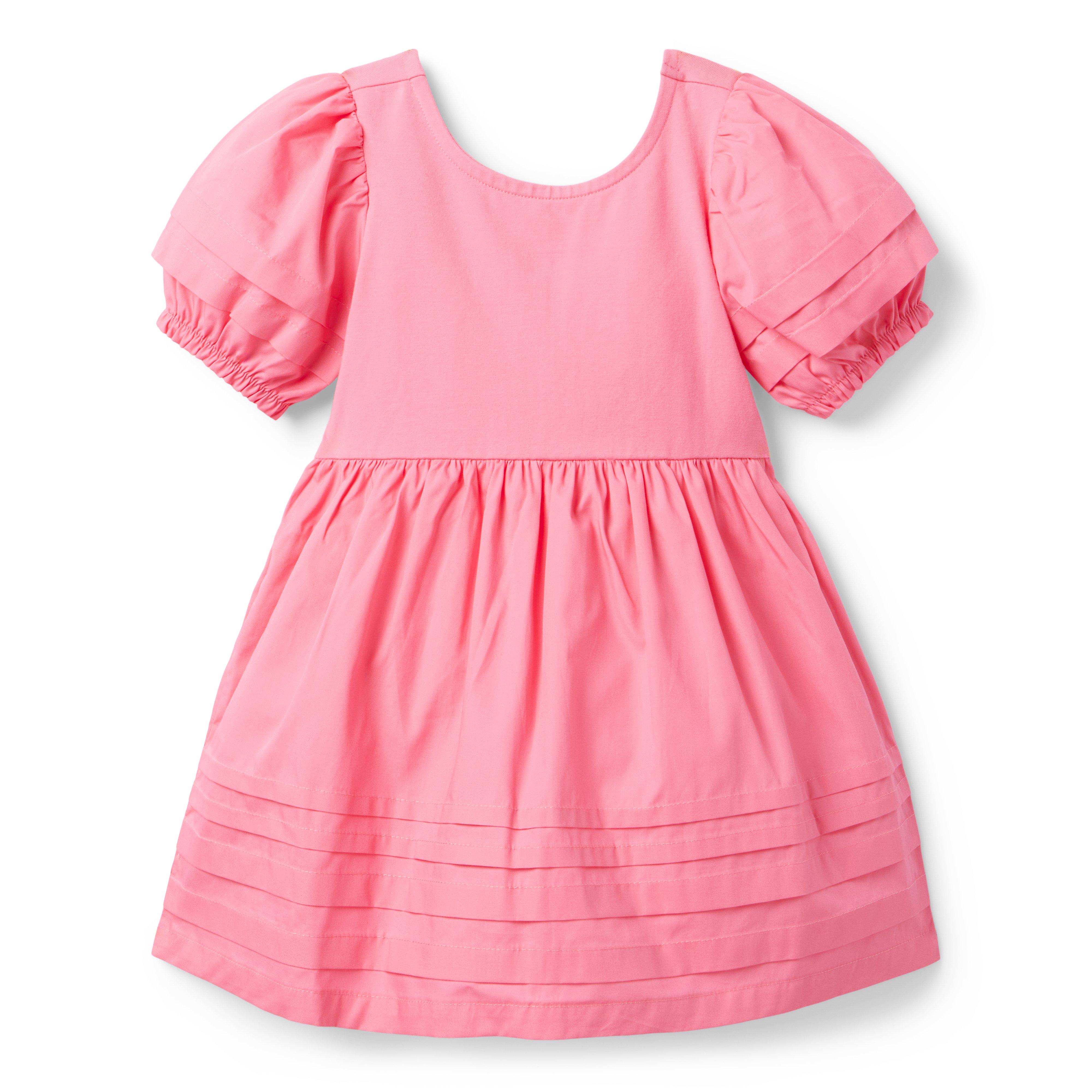 Janie and Jack The Pintuck Puff Sleeve Dress