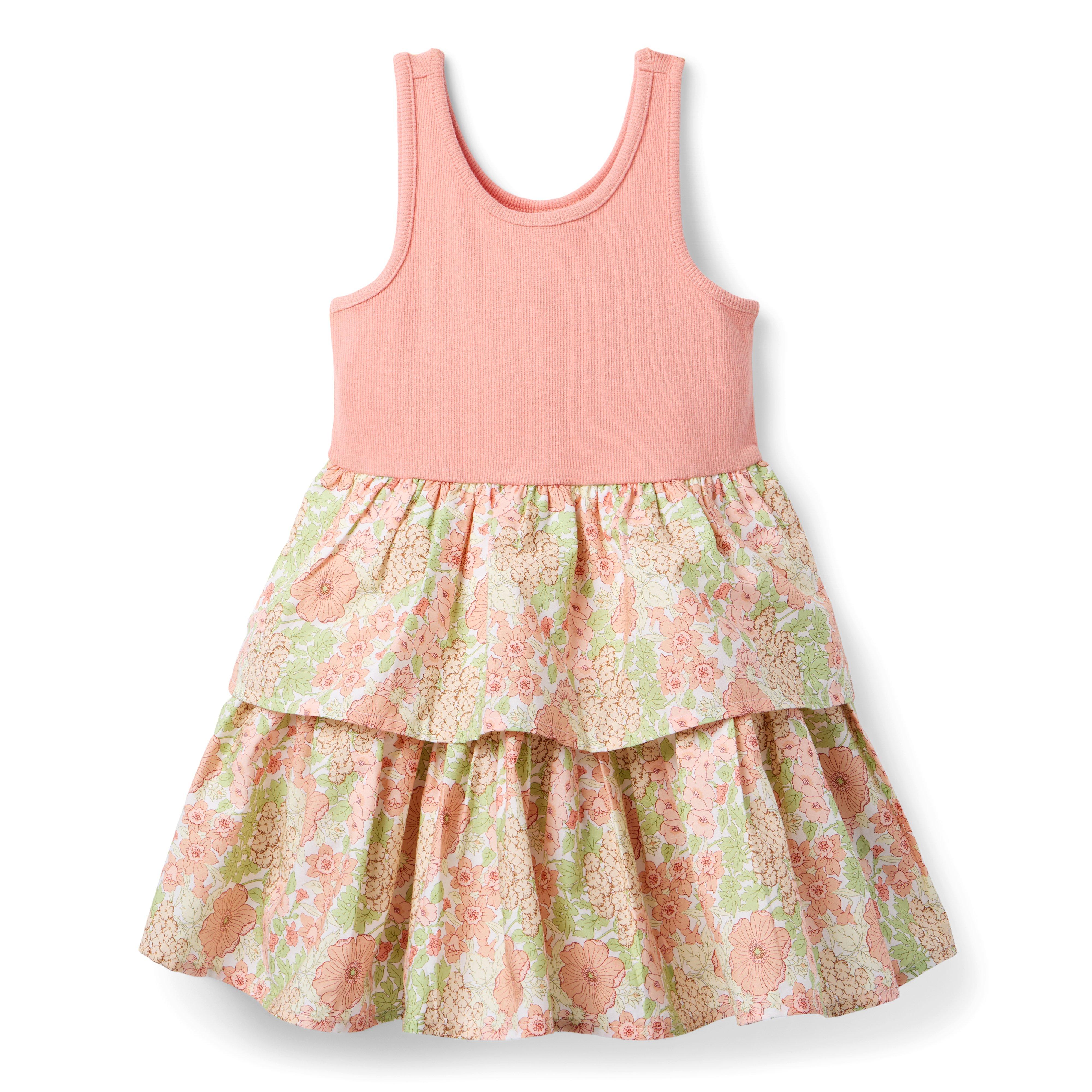 Janie and Jack Floral Tiered Dress