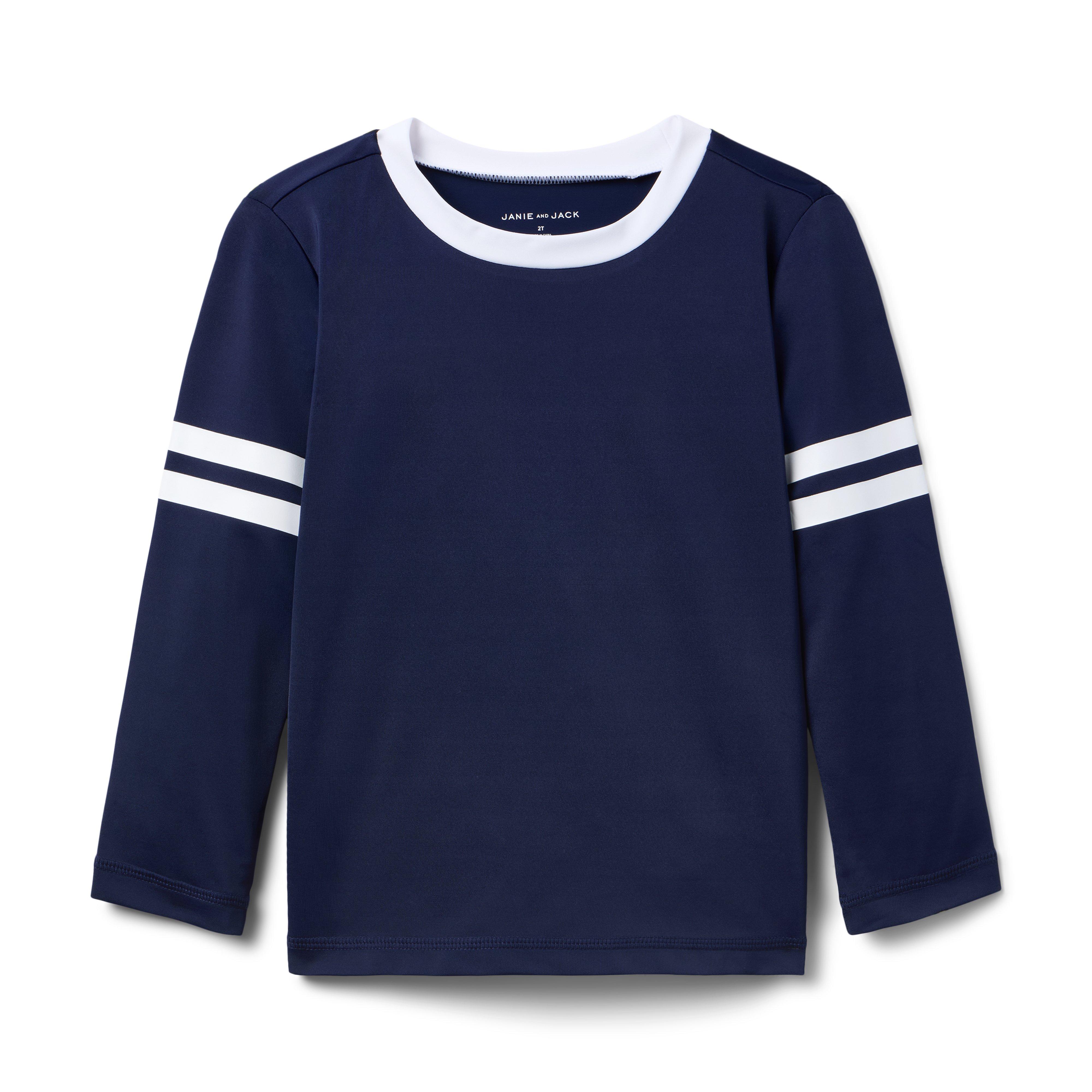 Janie and Jack Recycled Stripe Rash Guard
