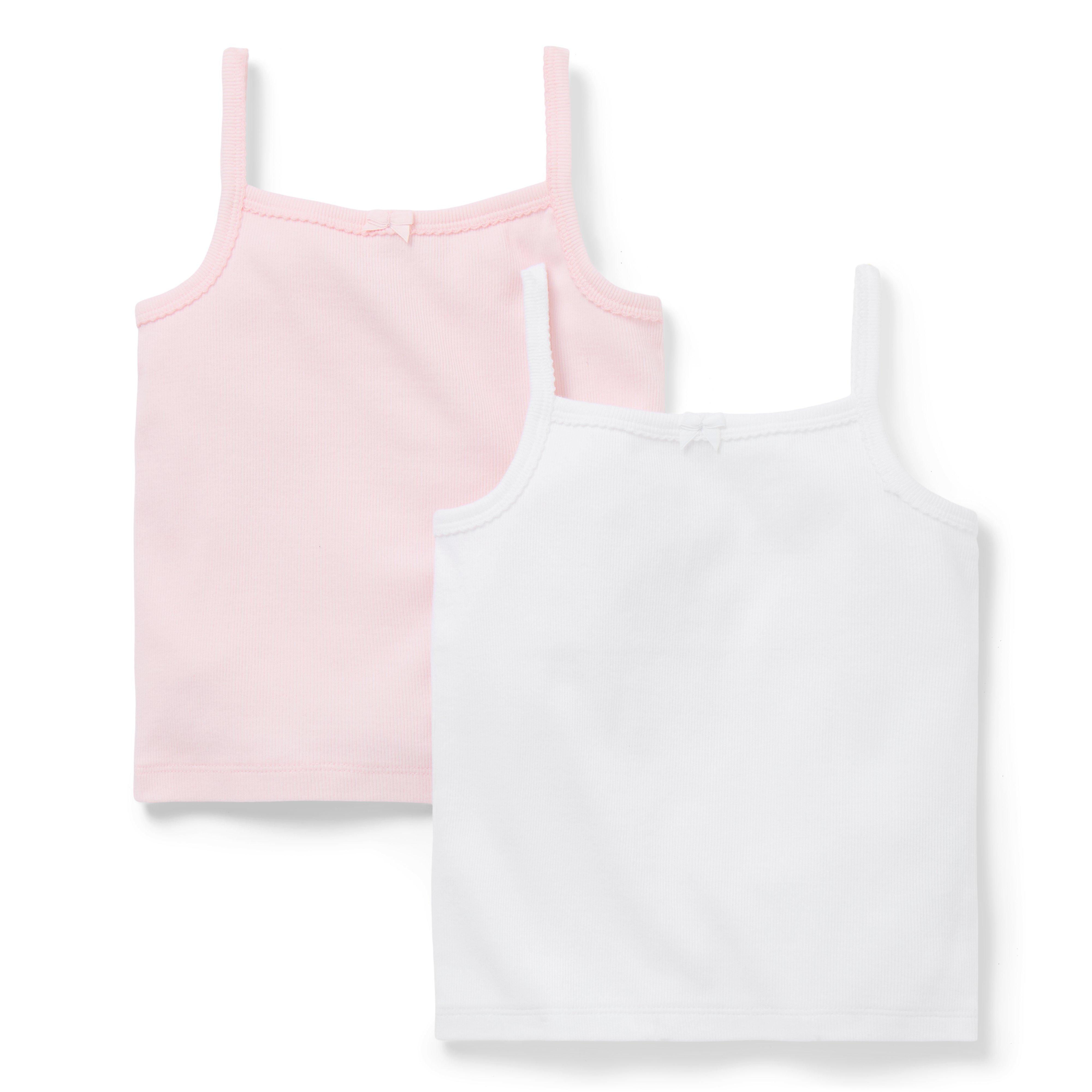 Janie and Jack Ribbed Bow Camisole 2-Pack