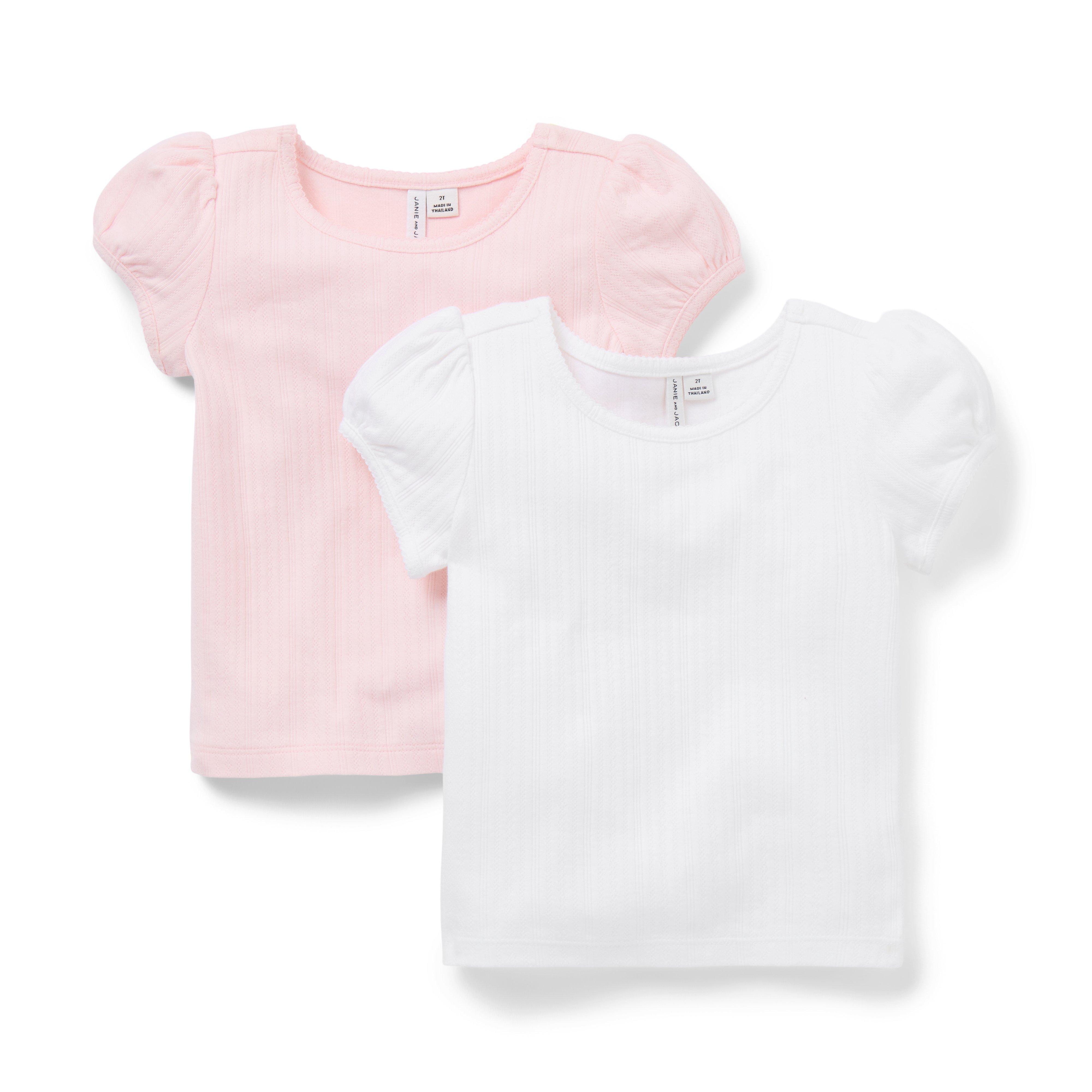 Janie and Jack Pointelle Tee 2-Pack