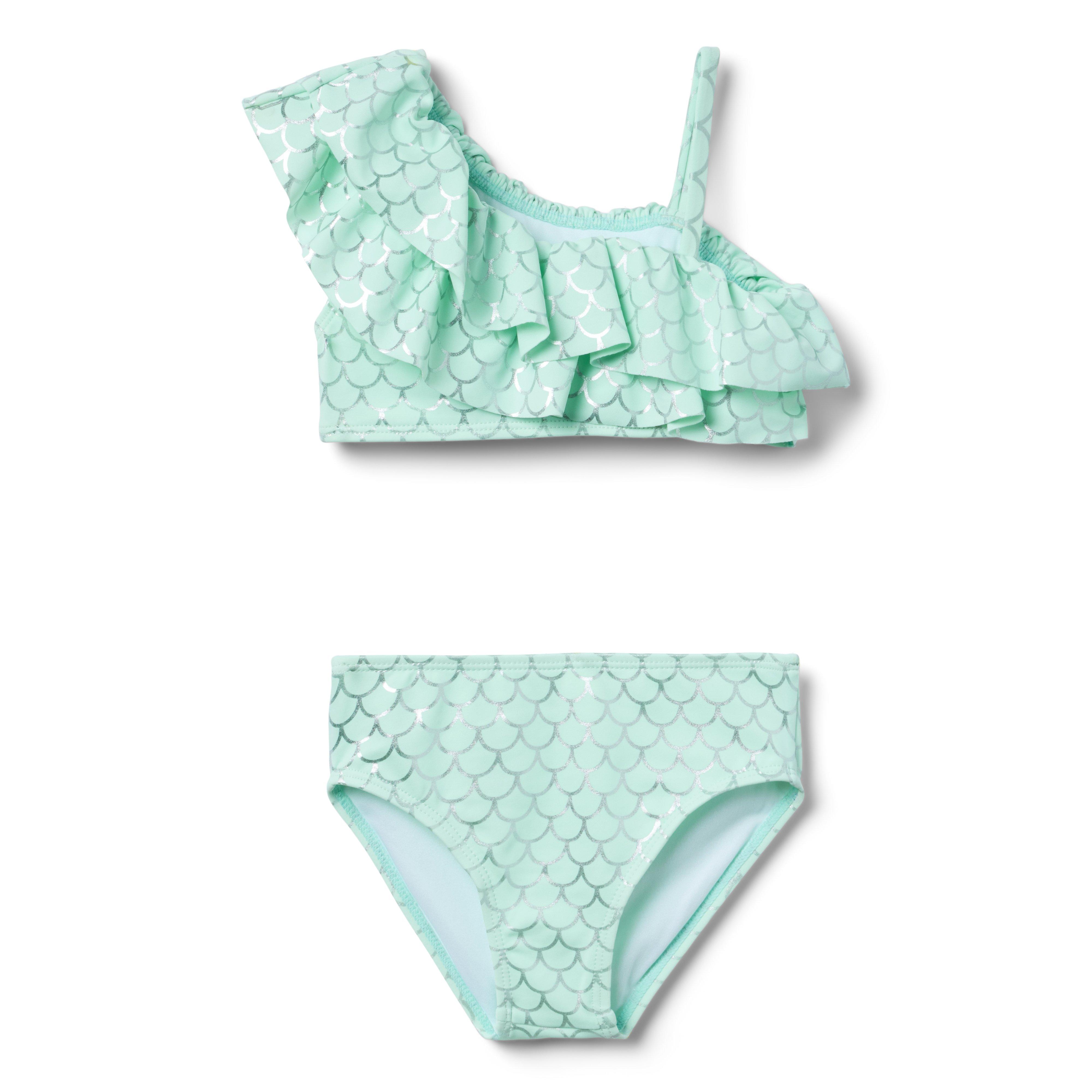 Janie and Jack Recycled Mermaid 2-Piece Swimsuit