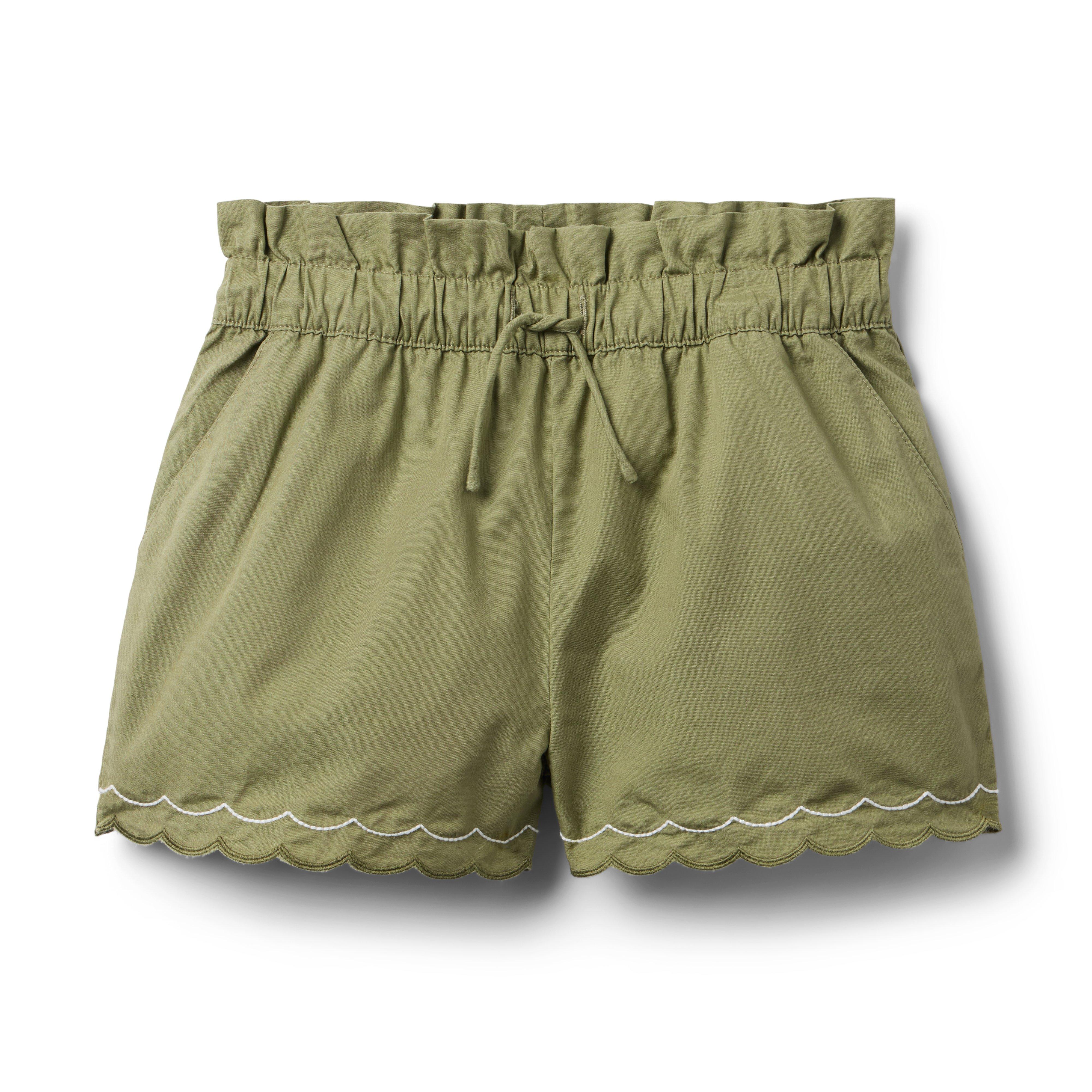Janie and Jack Poplin Paperbag Waist Short