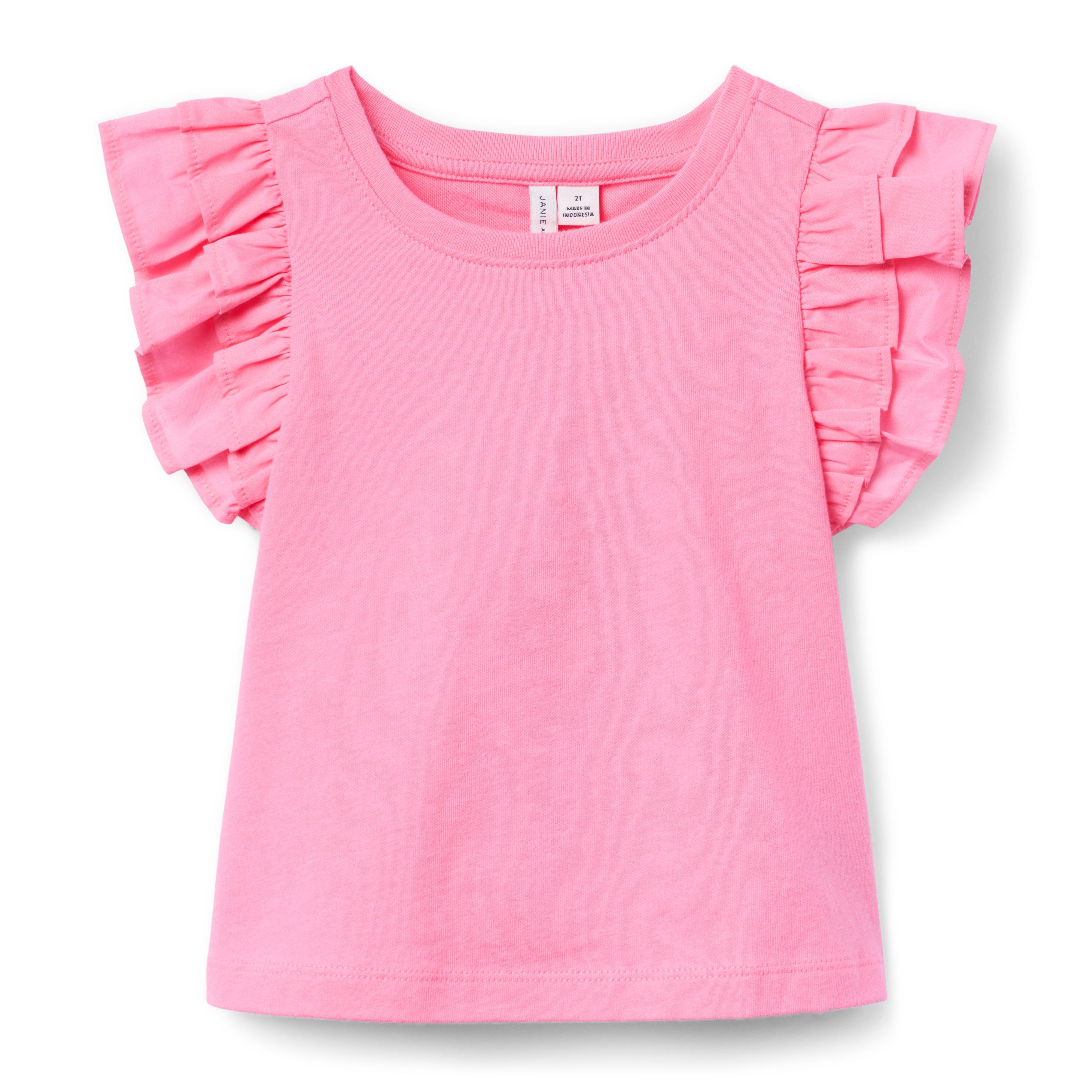 Janie and Jack Ruffle Sleeve Top