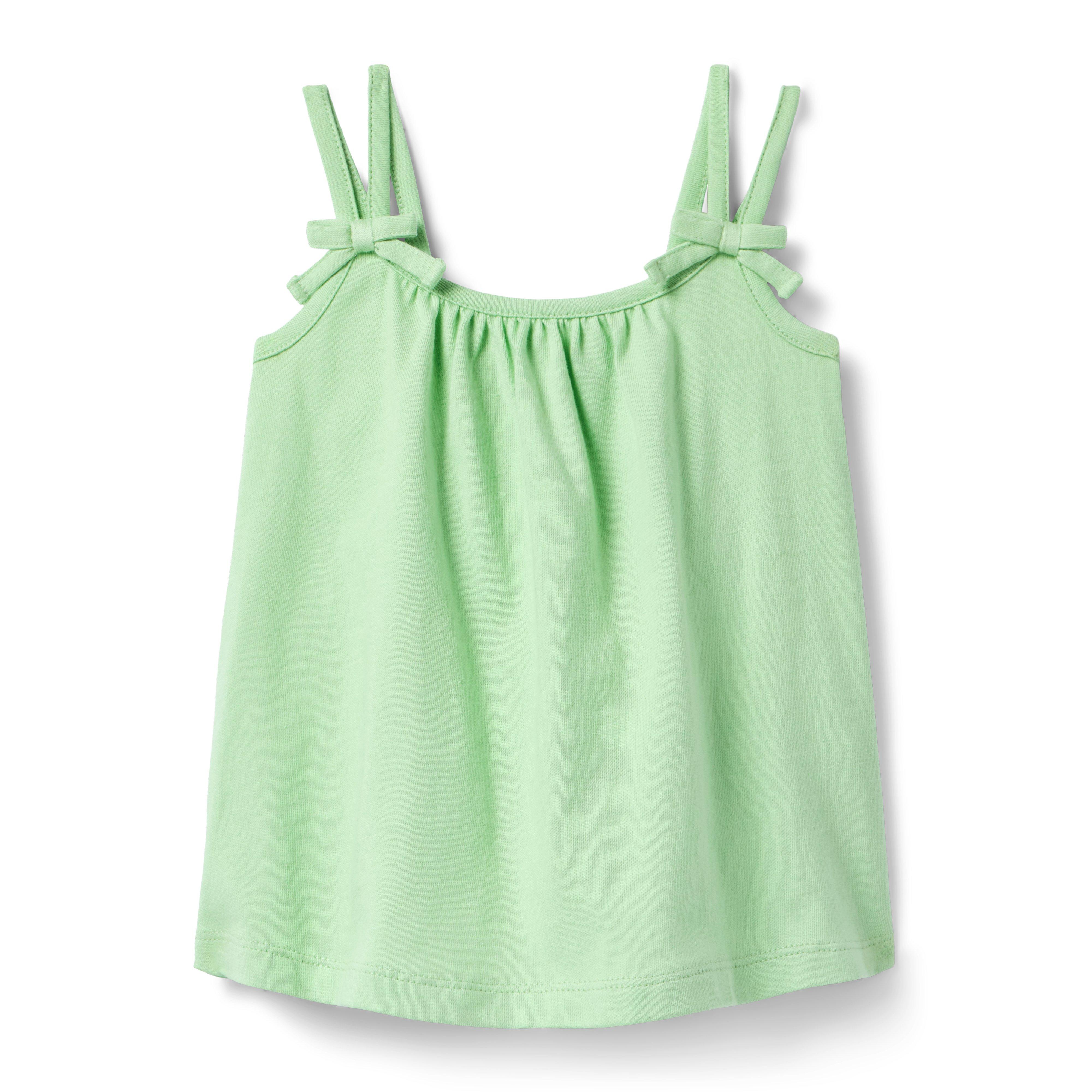 Janie and Jack Bow Double Strap Top