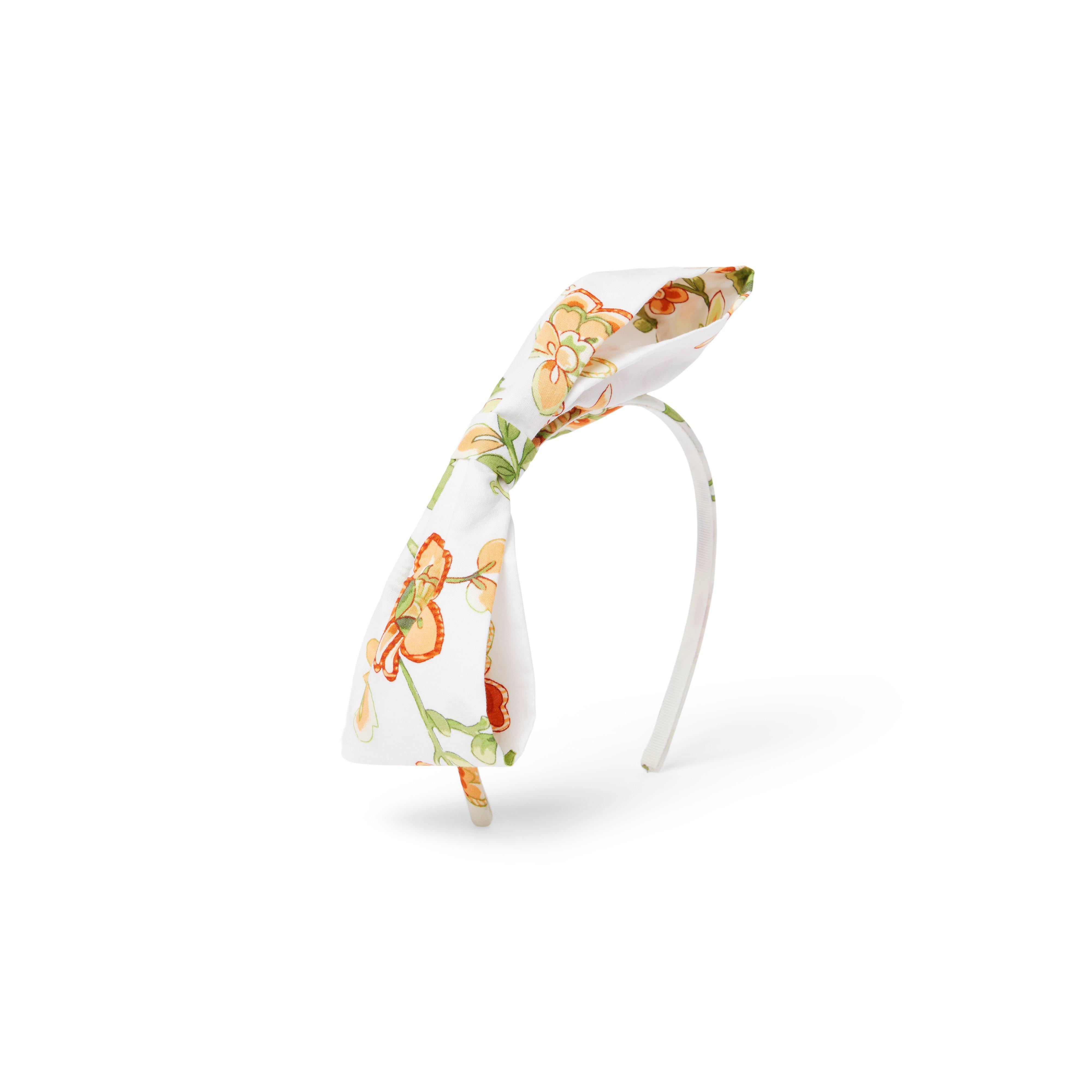 Janie and Jack Floral Bow Headband