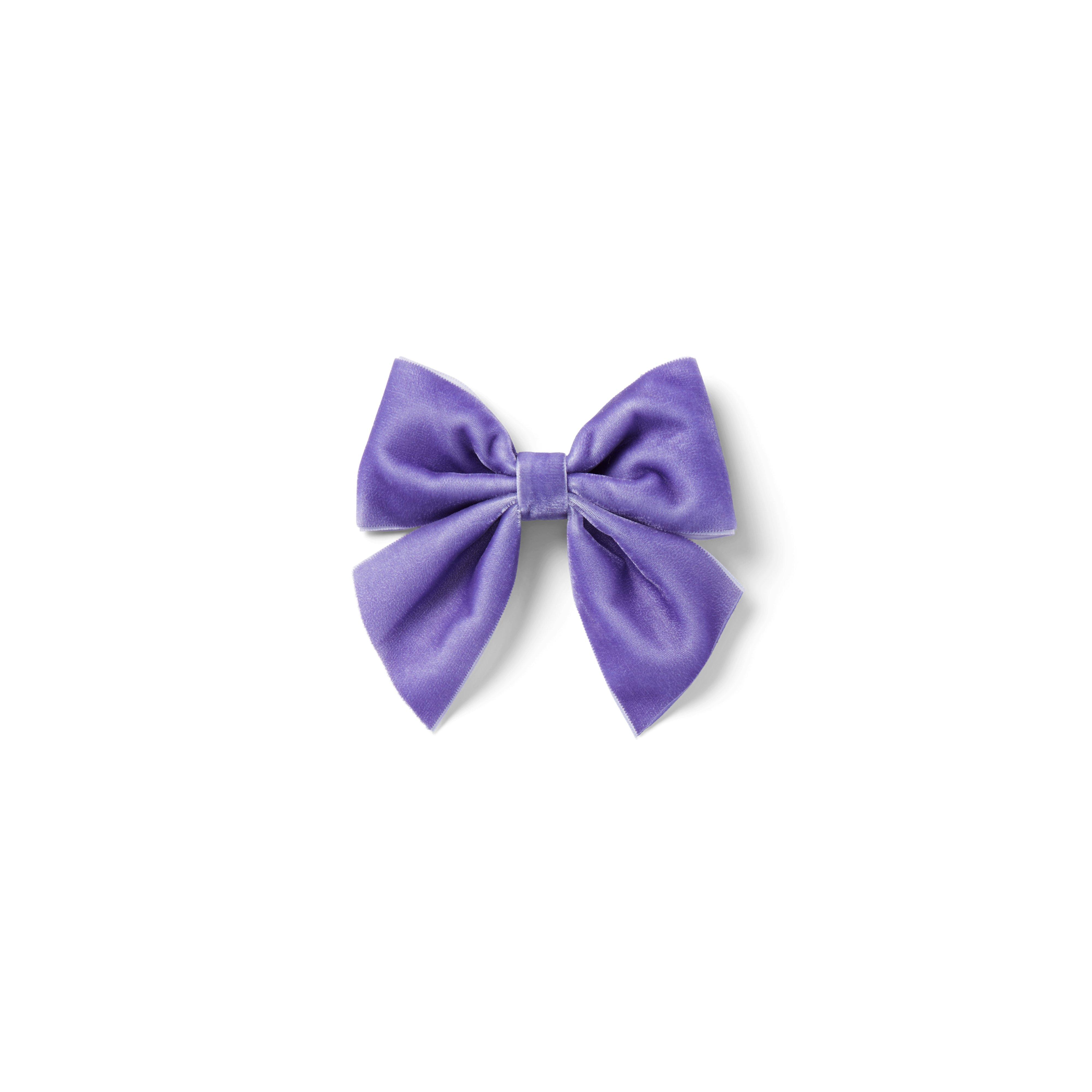 Janie and Jack Velvet Bow Barrette