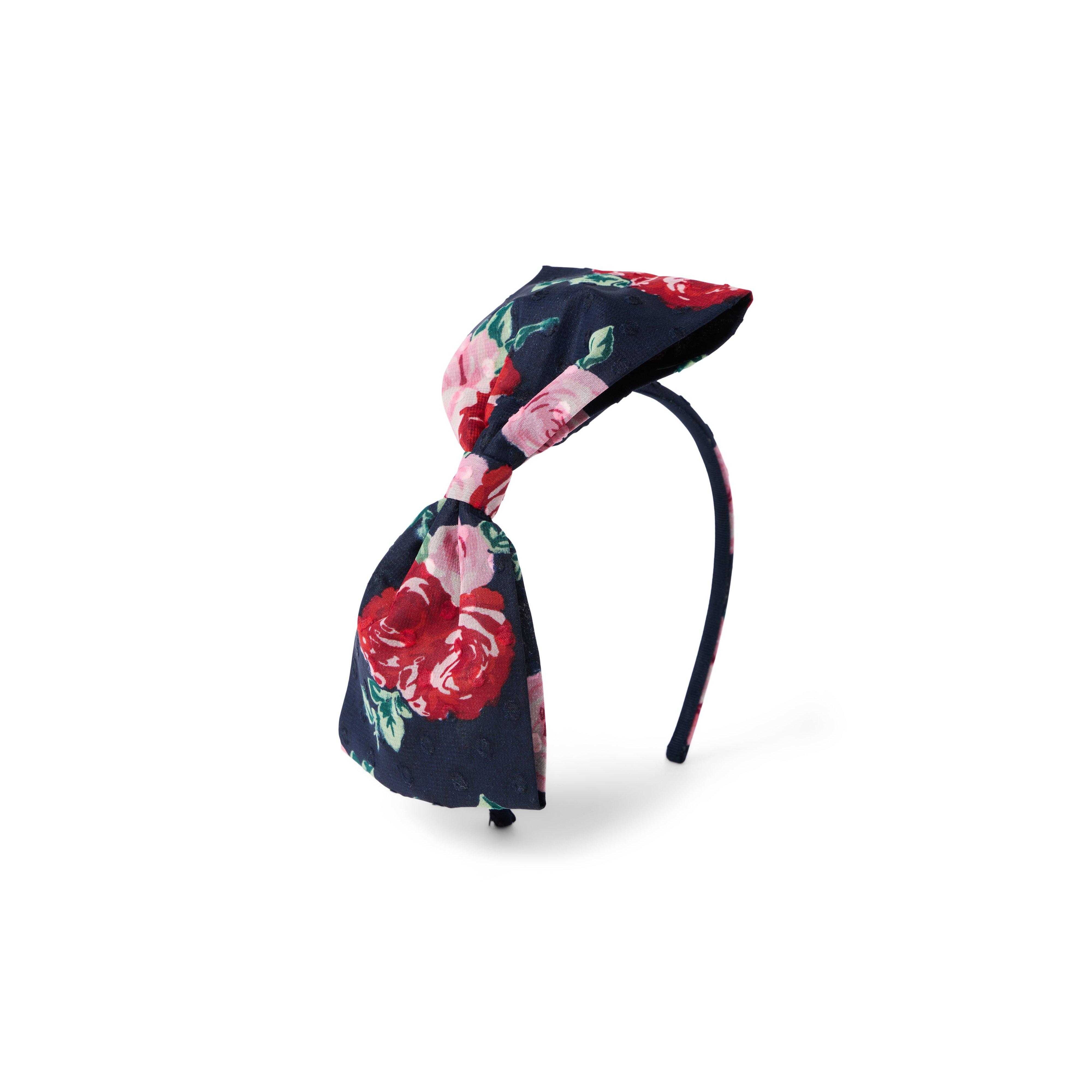 Janie and Jack Floral Chiffon Bow Headband