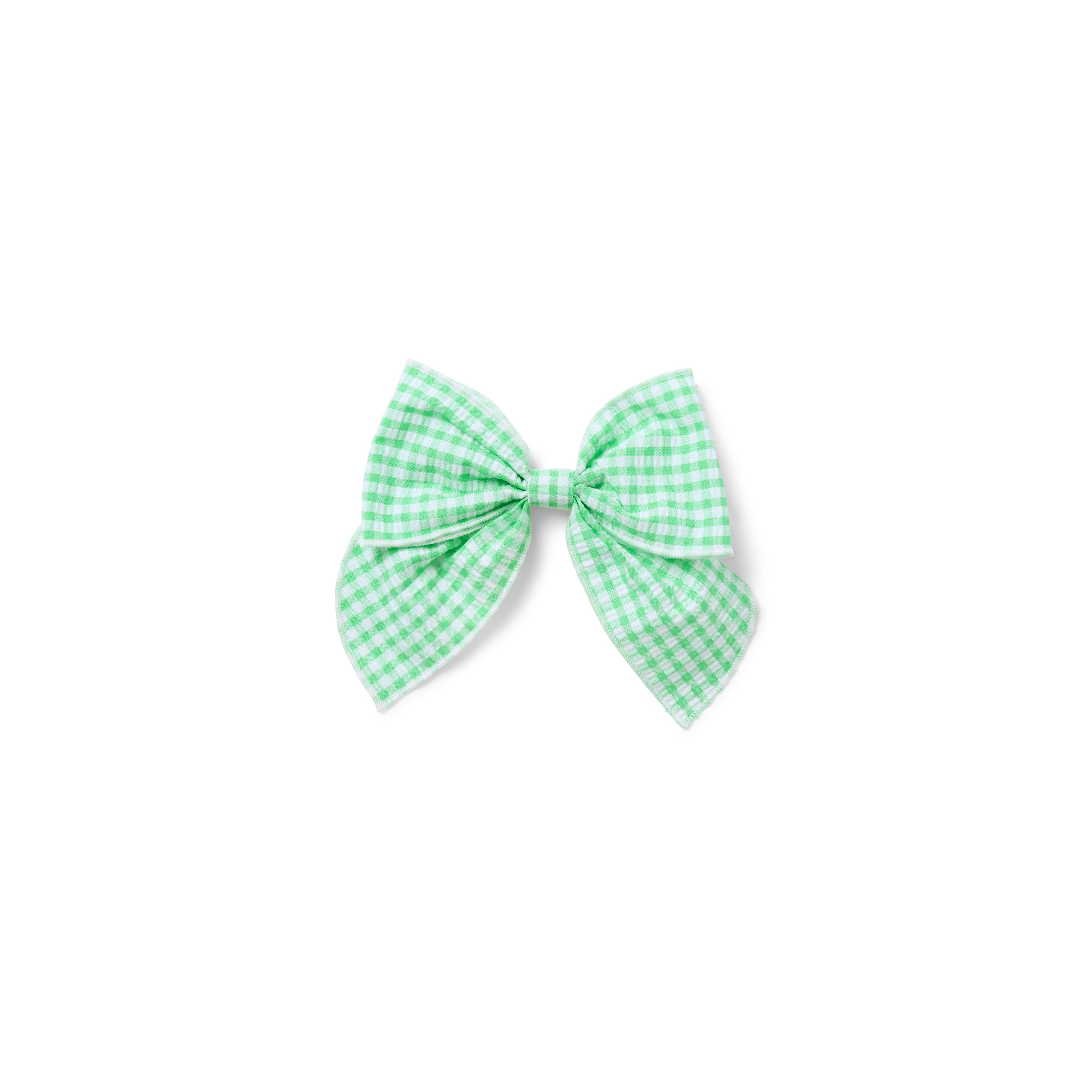 Janie and Jack Gingham Bow Barrette