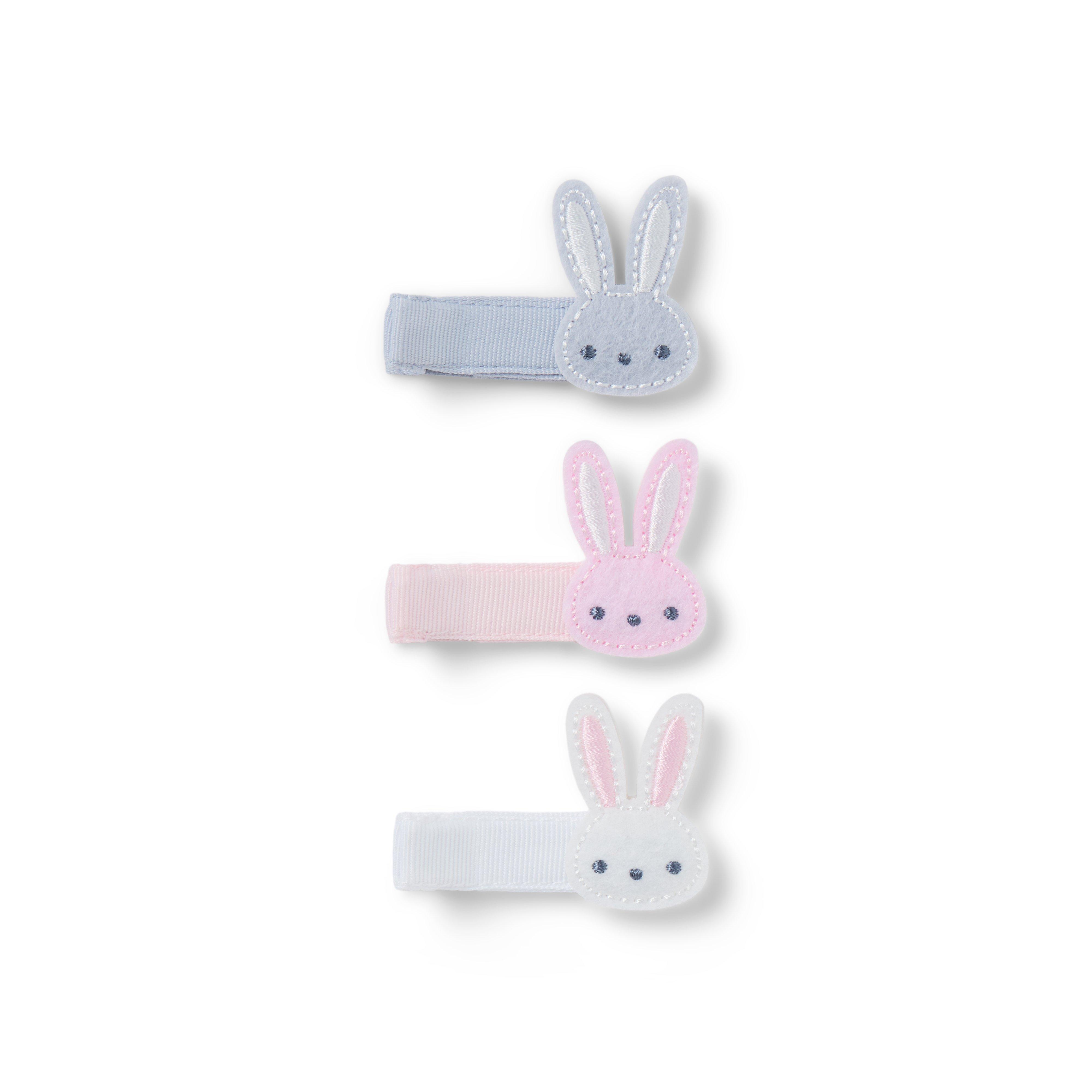 Janie and Jack Bunny Barrette Set