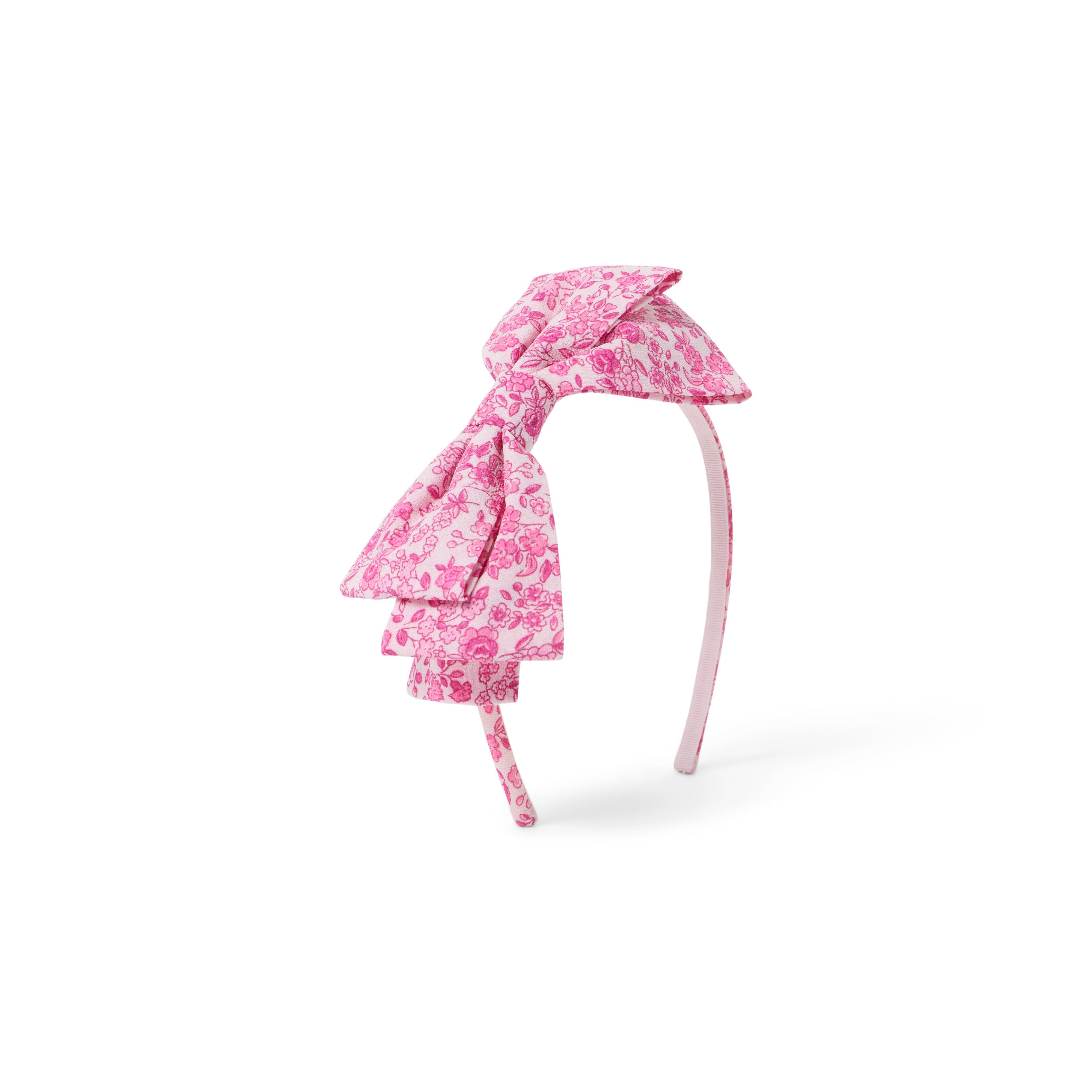 Janie and Jack Ditsy Floral Bow Headband