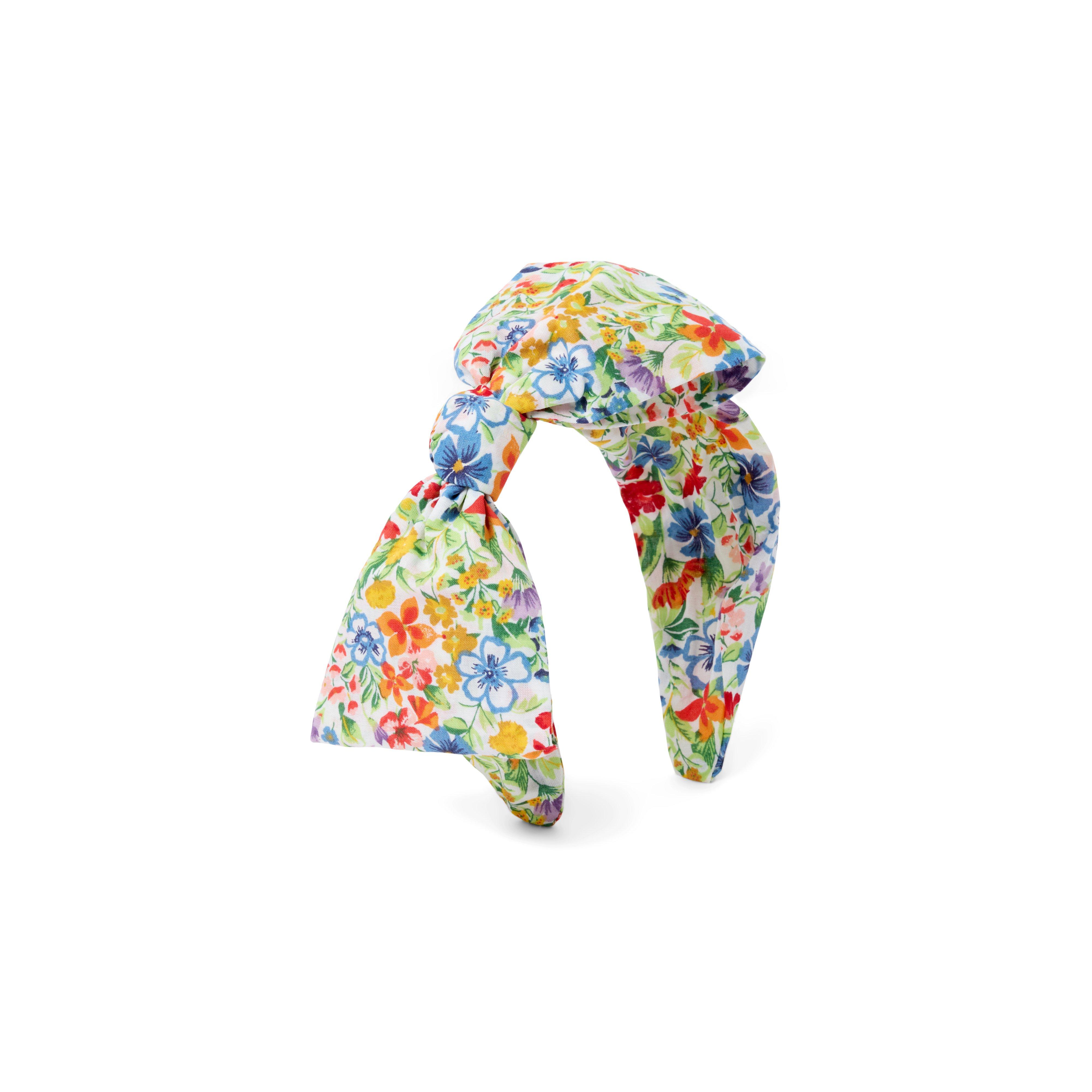 Janie and Jack Ditsy Floral Bow Headband