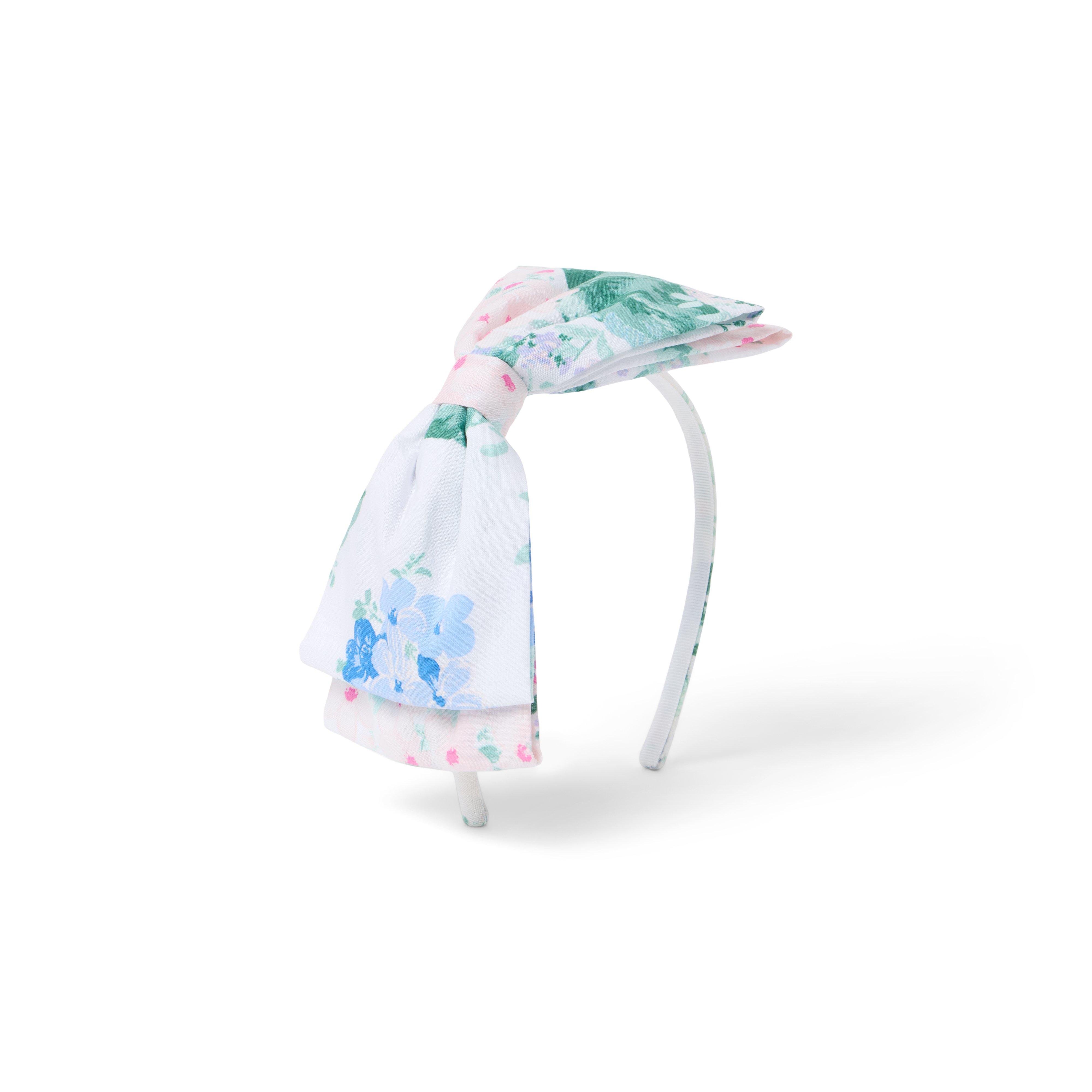 Janie and Jack Floral Bow Headband
