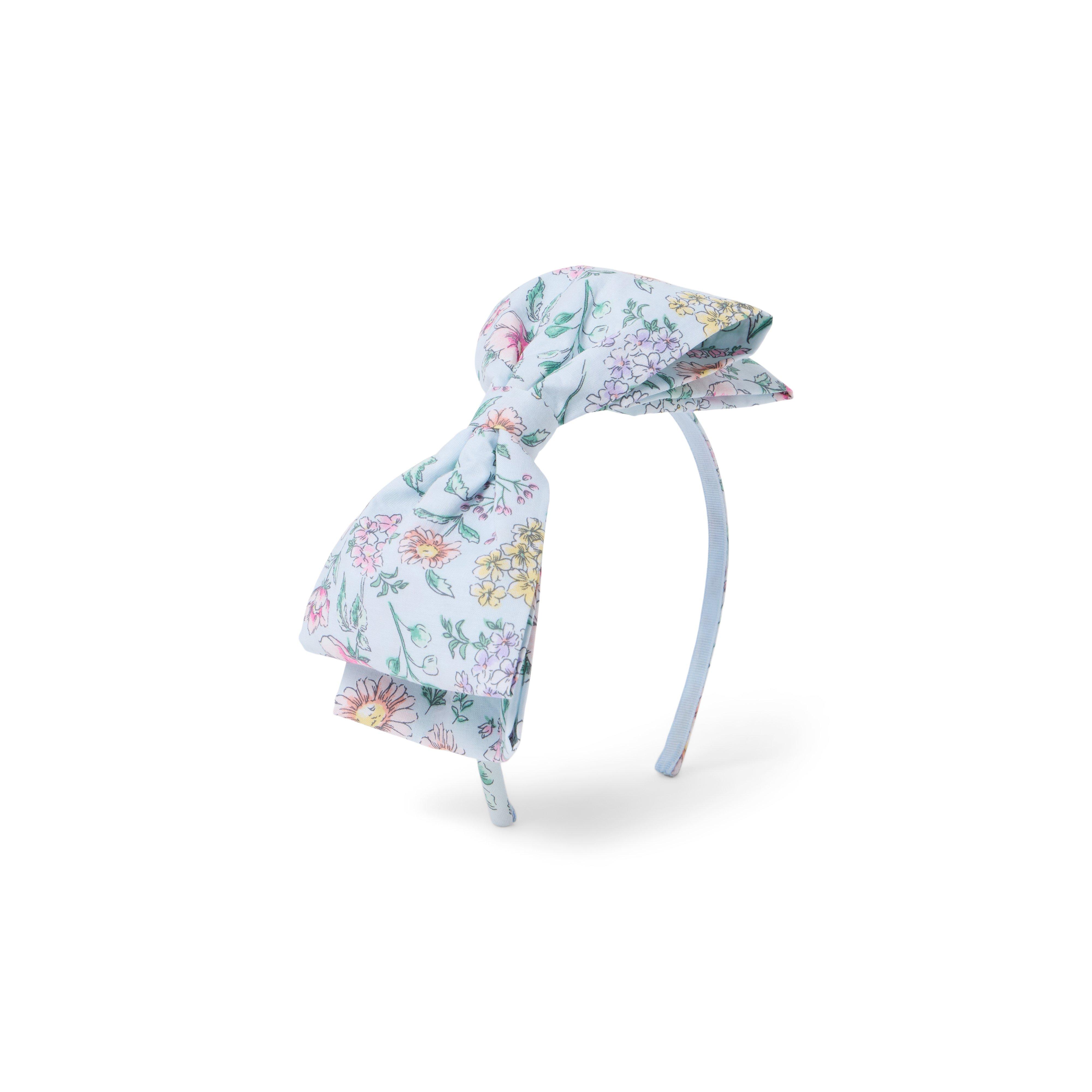 Janie and Jack Floral Bow Headband