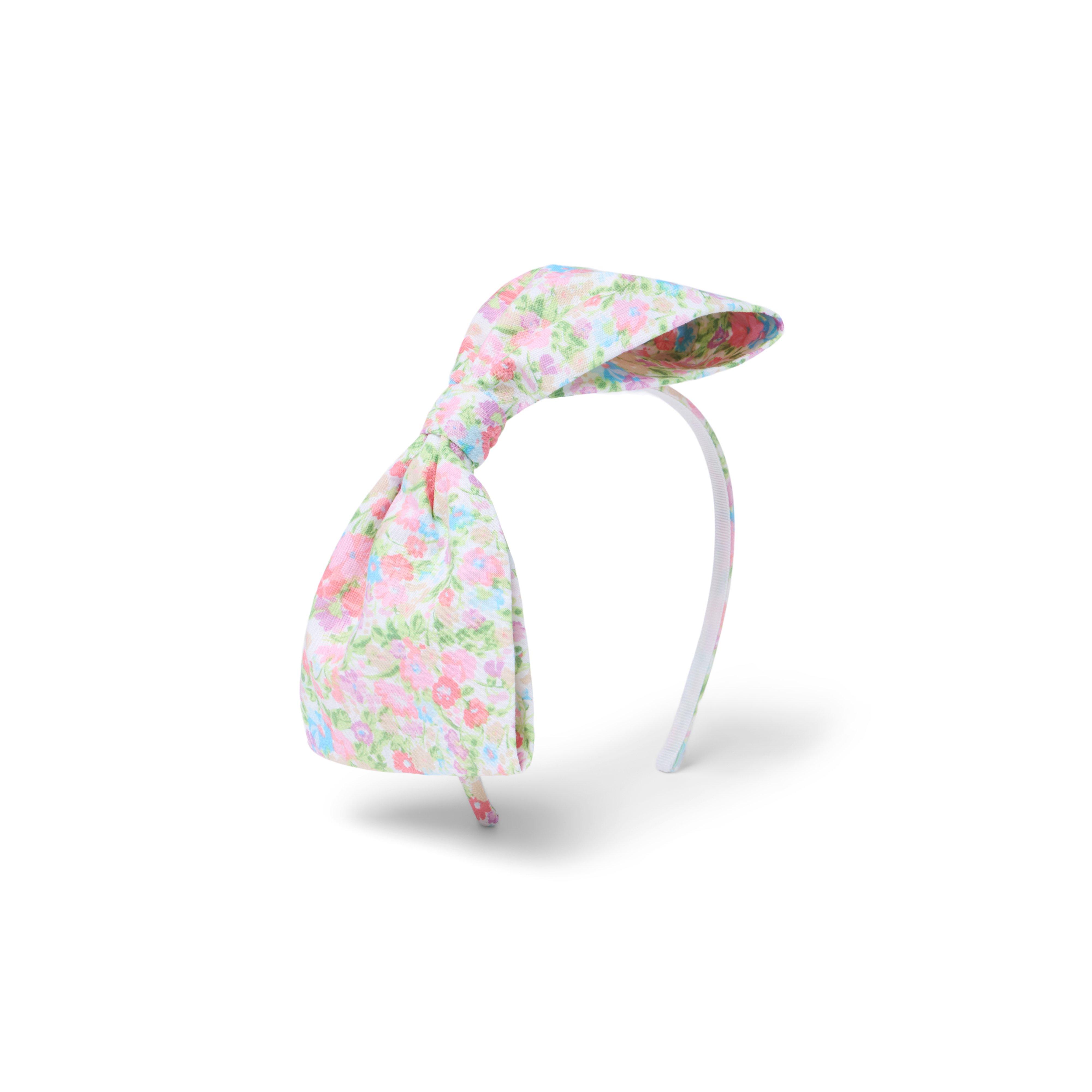 Janie and Jack Ditsy Floral Bow Headband
