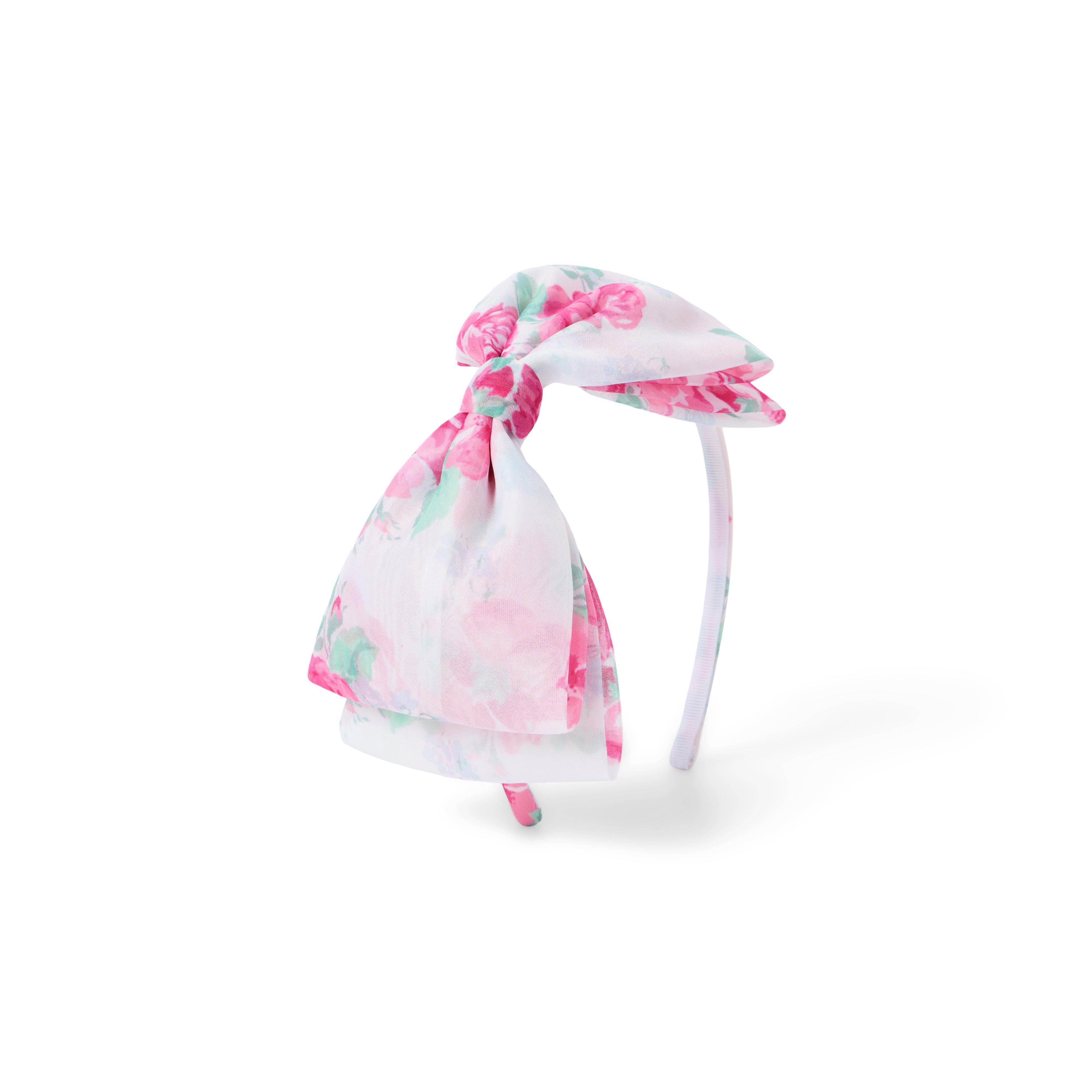 Janie and Jack Floral Bow Headband