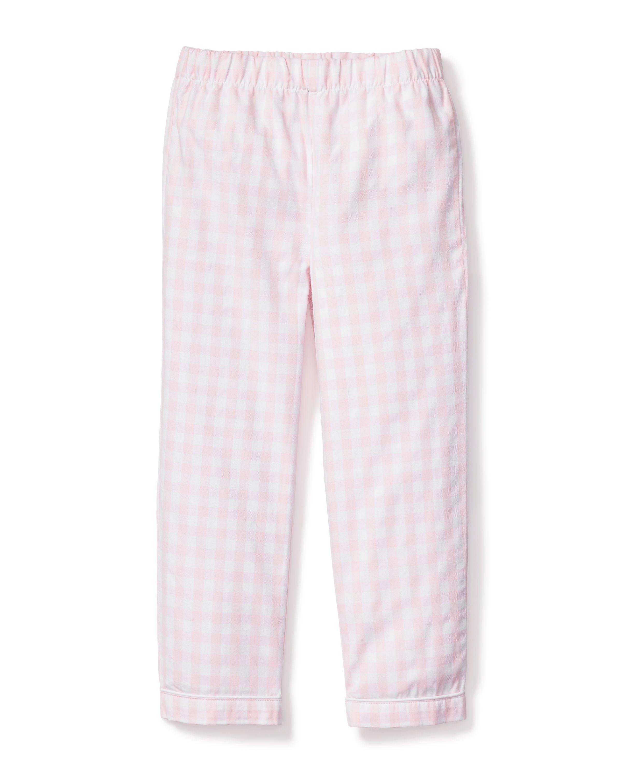 Janie and Jack Pink Gingham Pant Separates