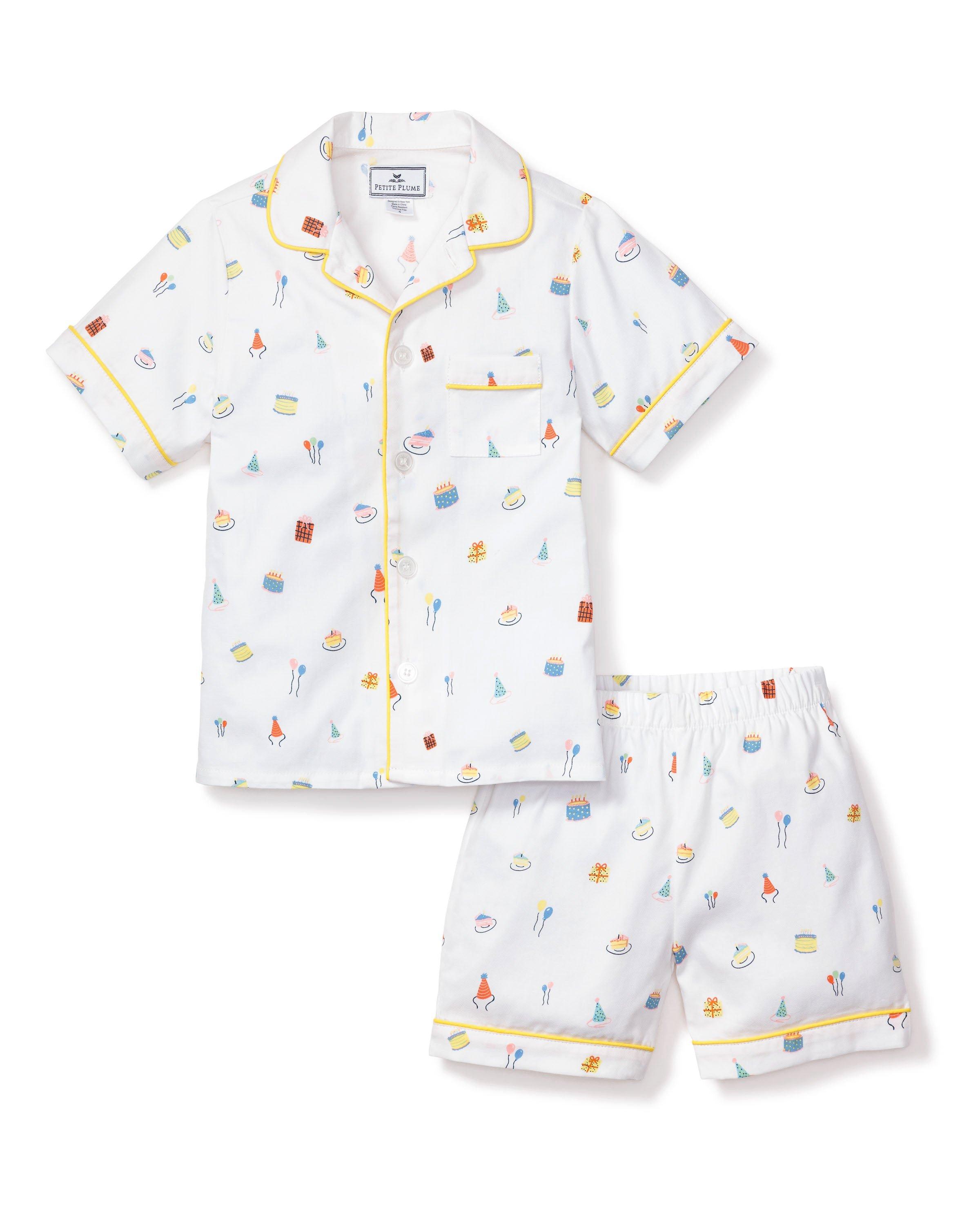 Janie and Jack Birthday Wishes Classic Short Set