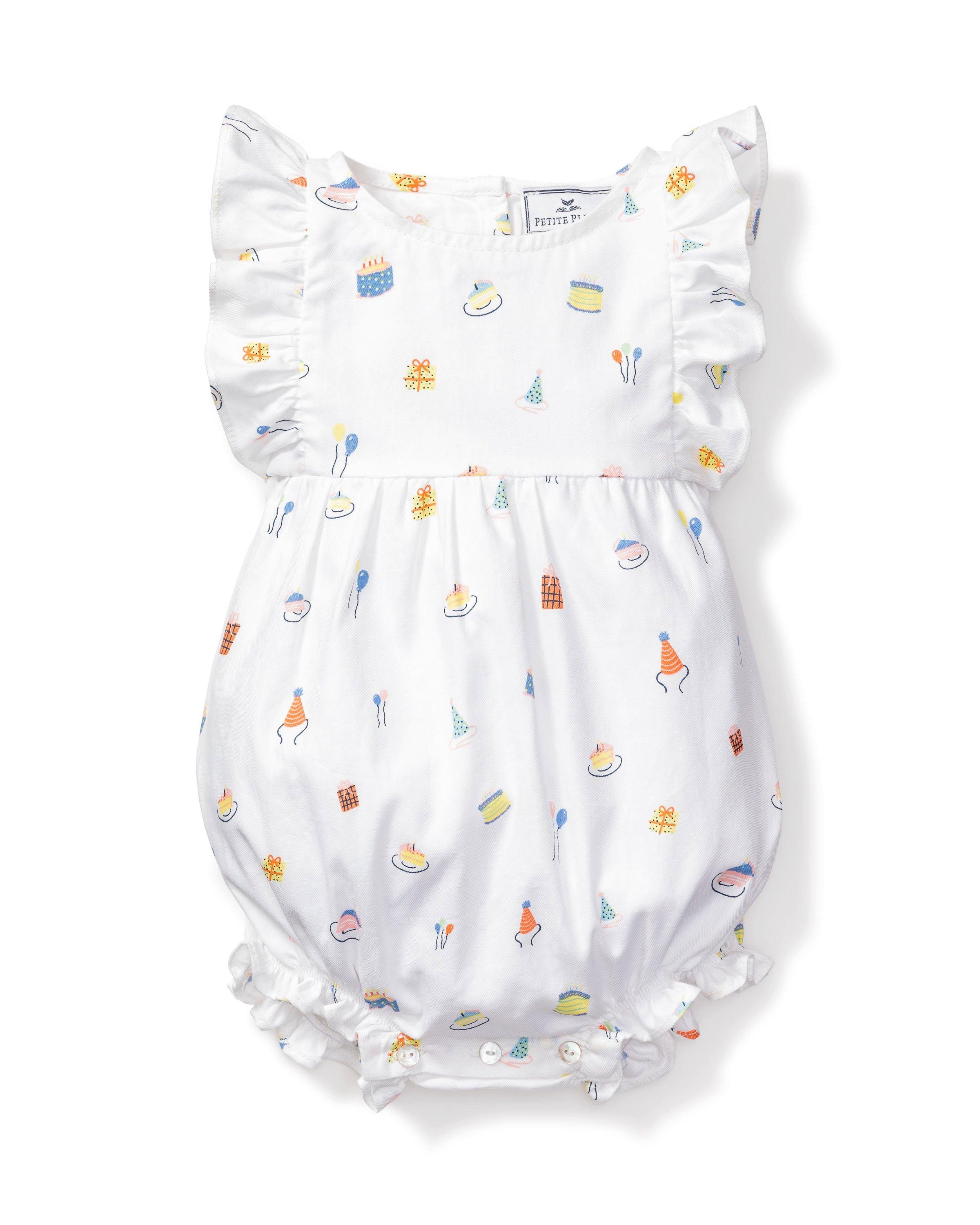 Janie and Jack Birthday Wishes Ruffled Romper