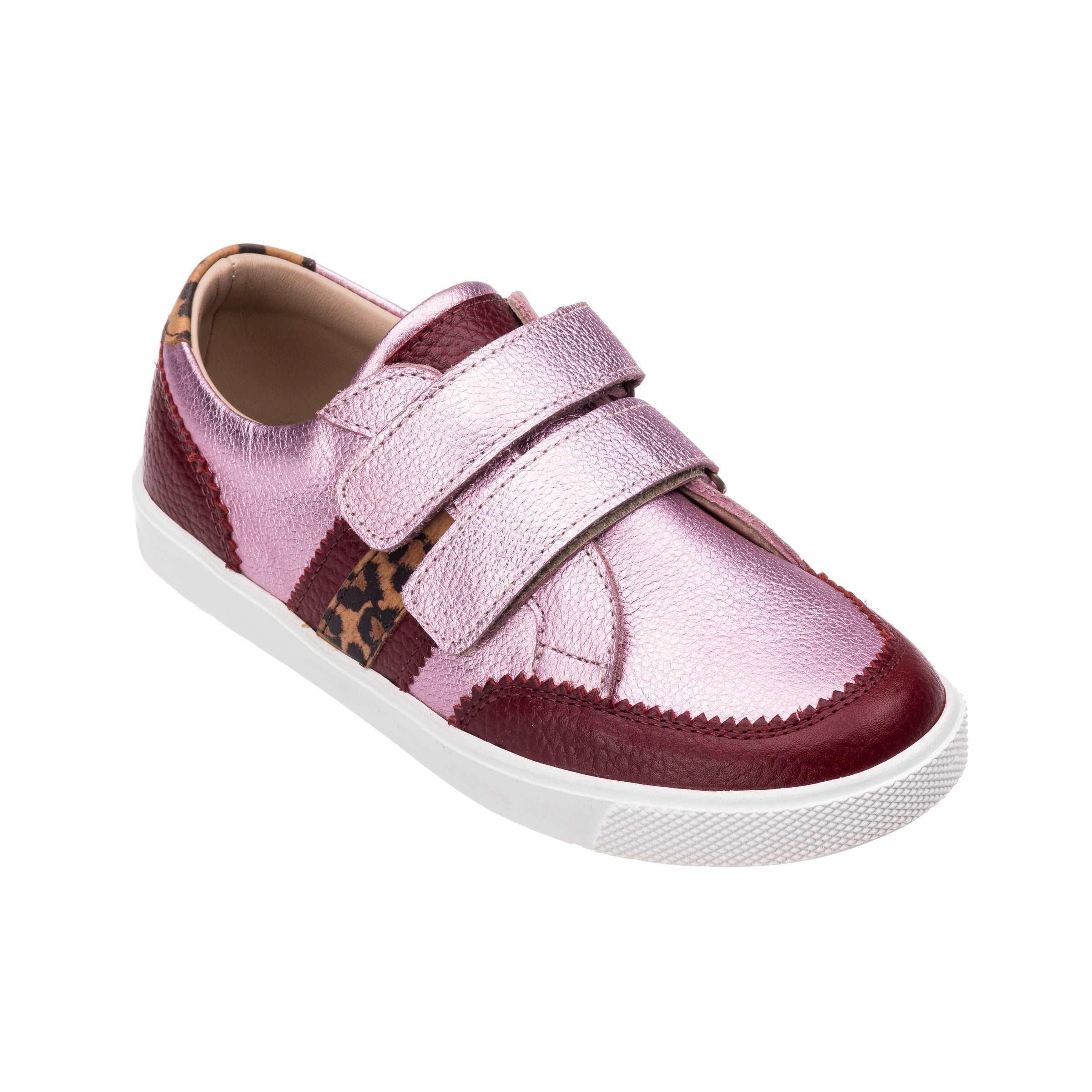 Janie and Jack Marti Sneaker Metallic Carnation Pink