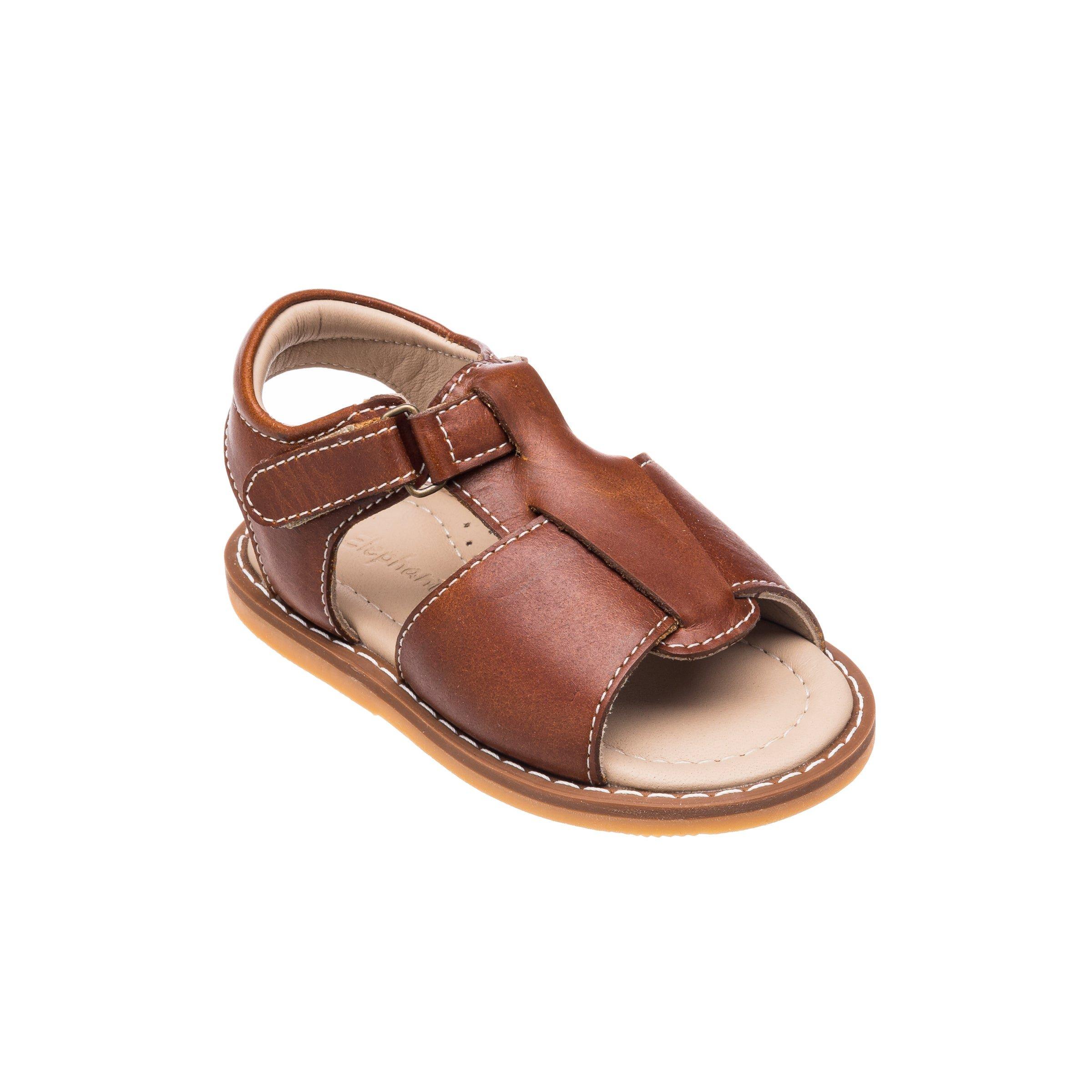 Janie and Jack Boy Sandal Toddlers Natural
