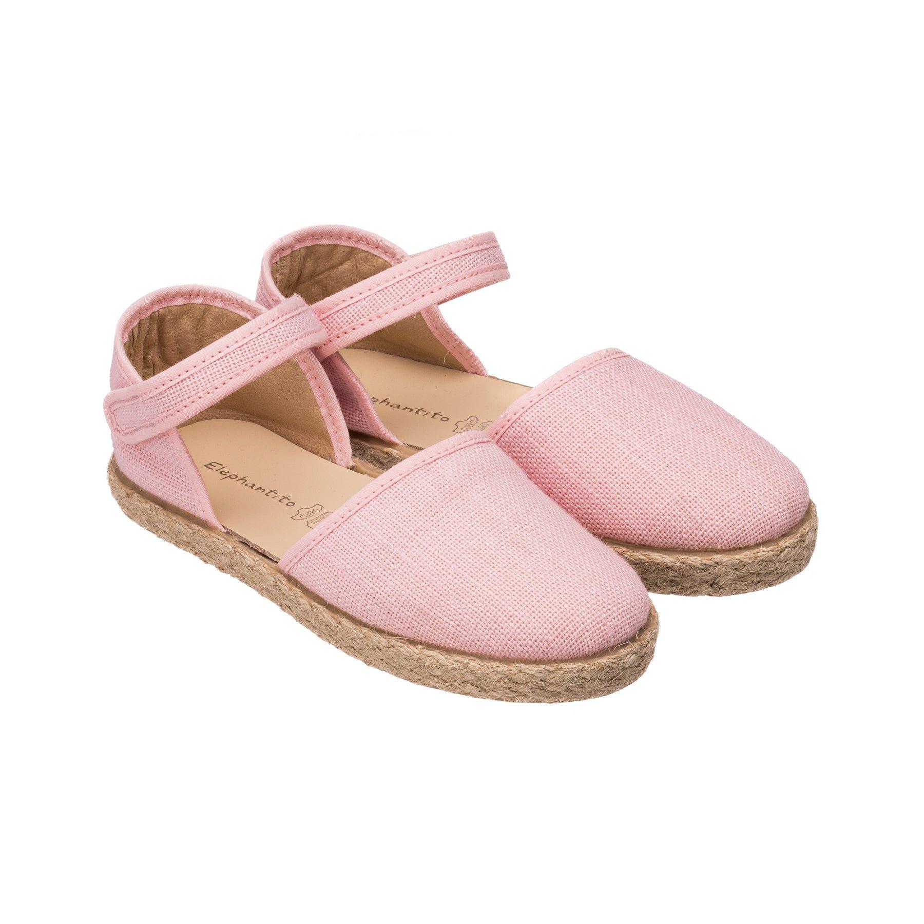 Janie and Jack Linen Classic Espadrille Pink