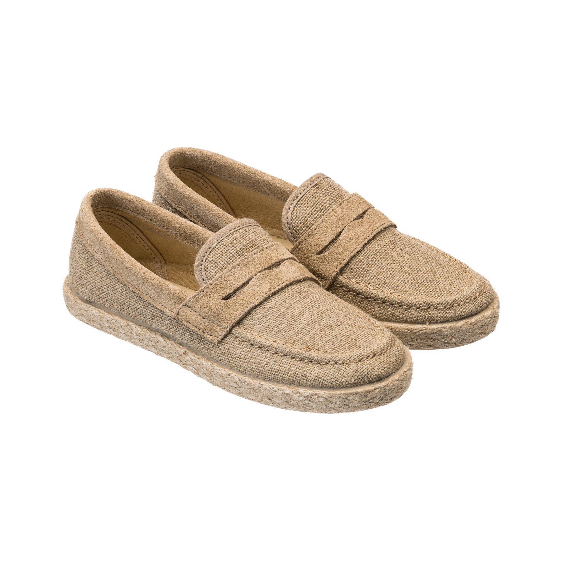Janie and Jack Loafer Espadrille Beige