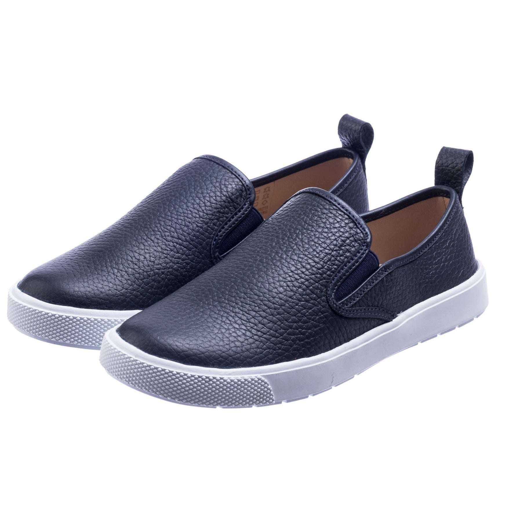 Janie and Jack Classic Slip-On Textured Blue