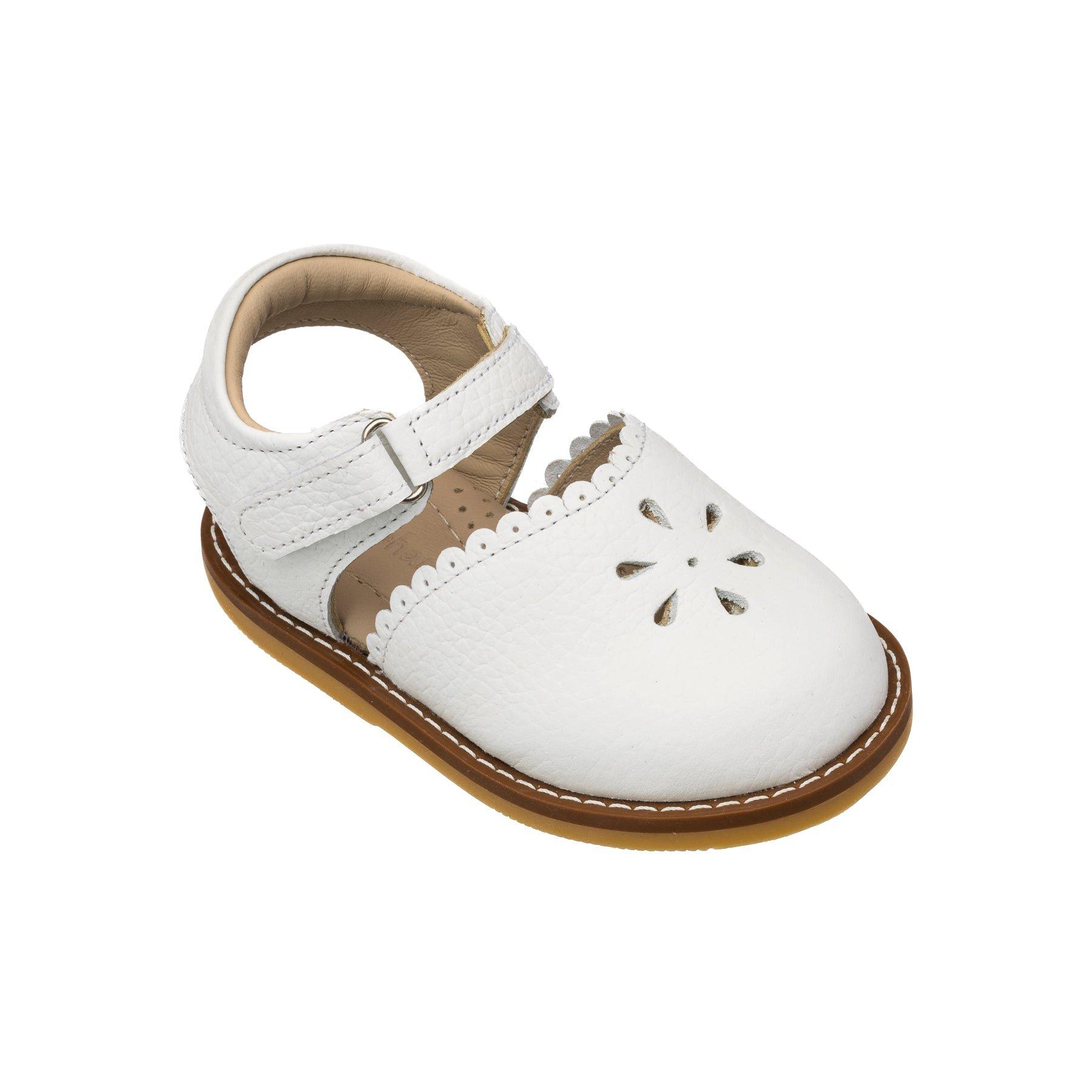Janie and Jack Bellis Sandal Toddler White