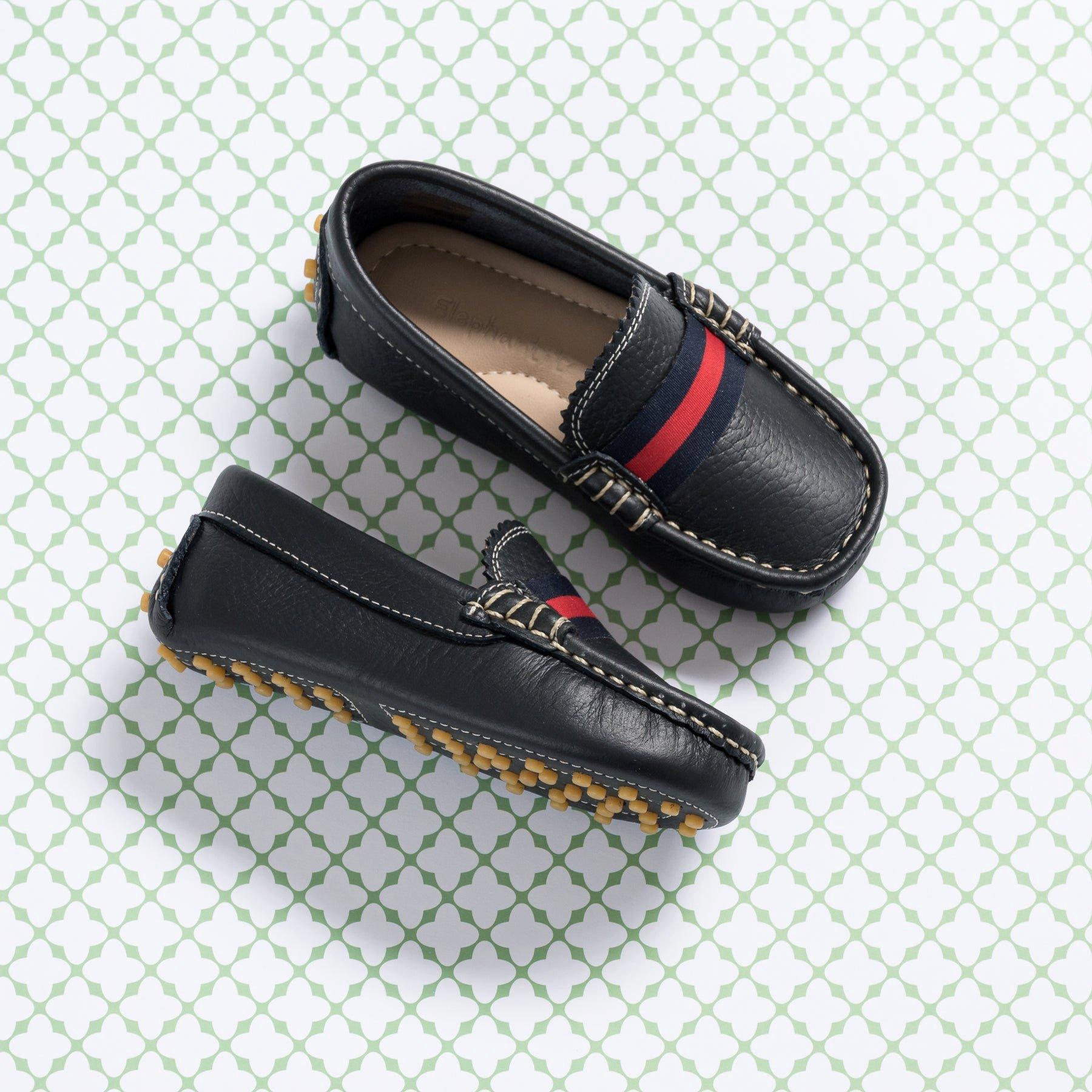 Janie and Jack Club Loafer Toddler Navy Blue