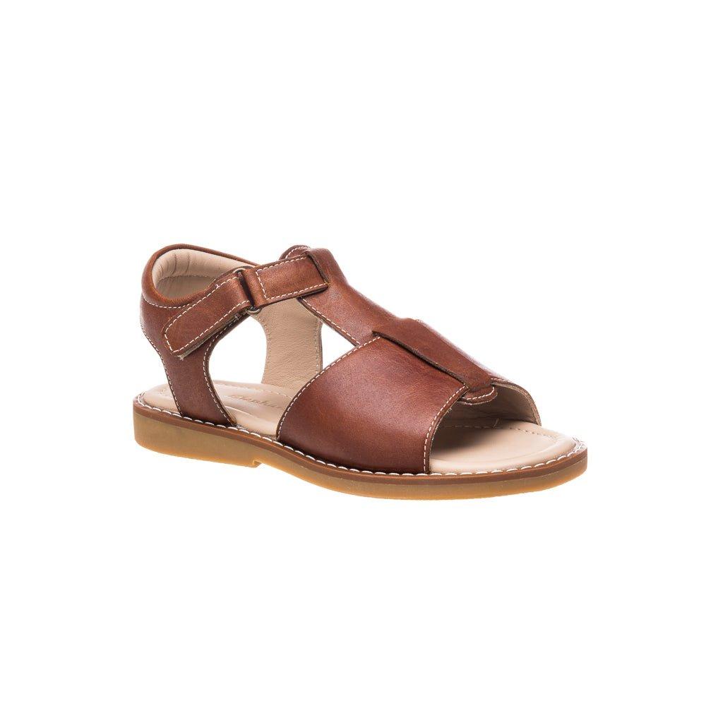 Janie and Jack Boy Sandal Natural Brown