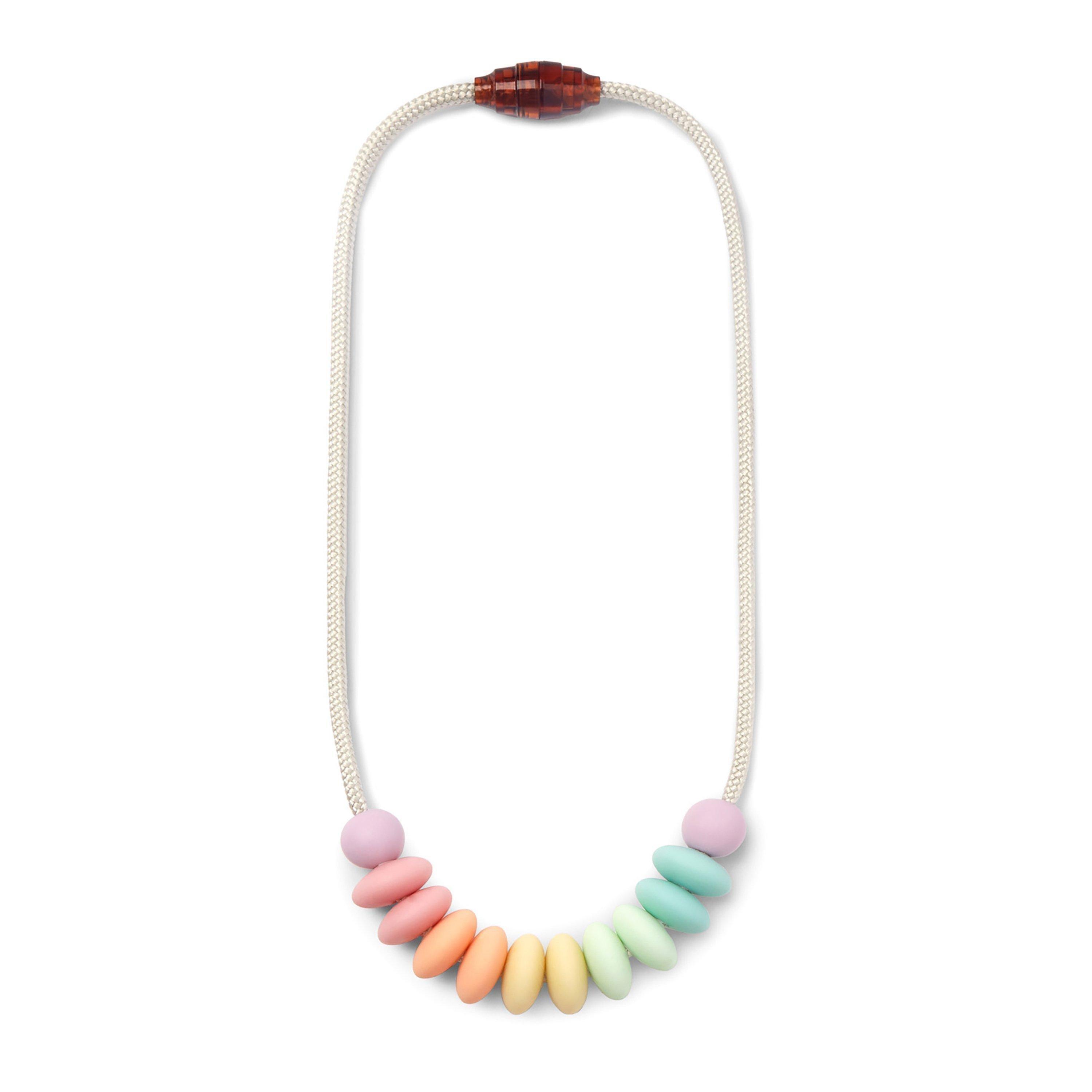 Janie and Jack Rainbow Sherbet Sensory Necklace